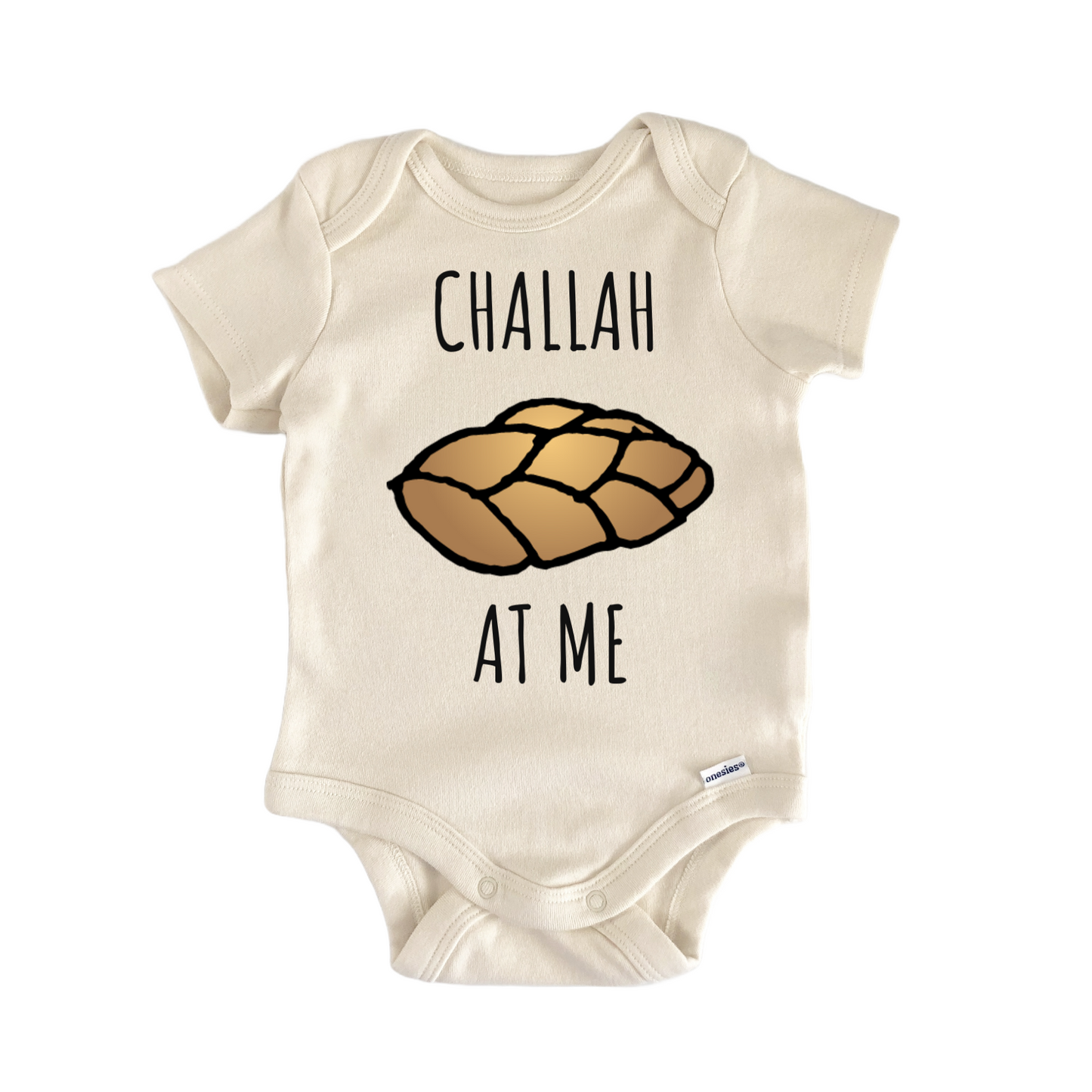Challah At Me Bread Jewish Shabbat Baby Gift Baby Bodysuit
