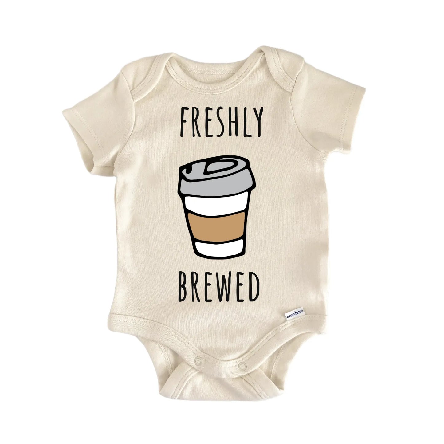 Coffee Cup Brew Bean Baby Gift Baby Bodysuit