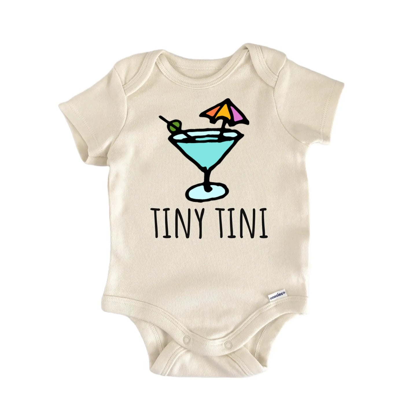 Dirty Martini Tini Cocktail Olive Baby Gift Baby Bodysuit