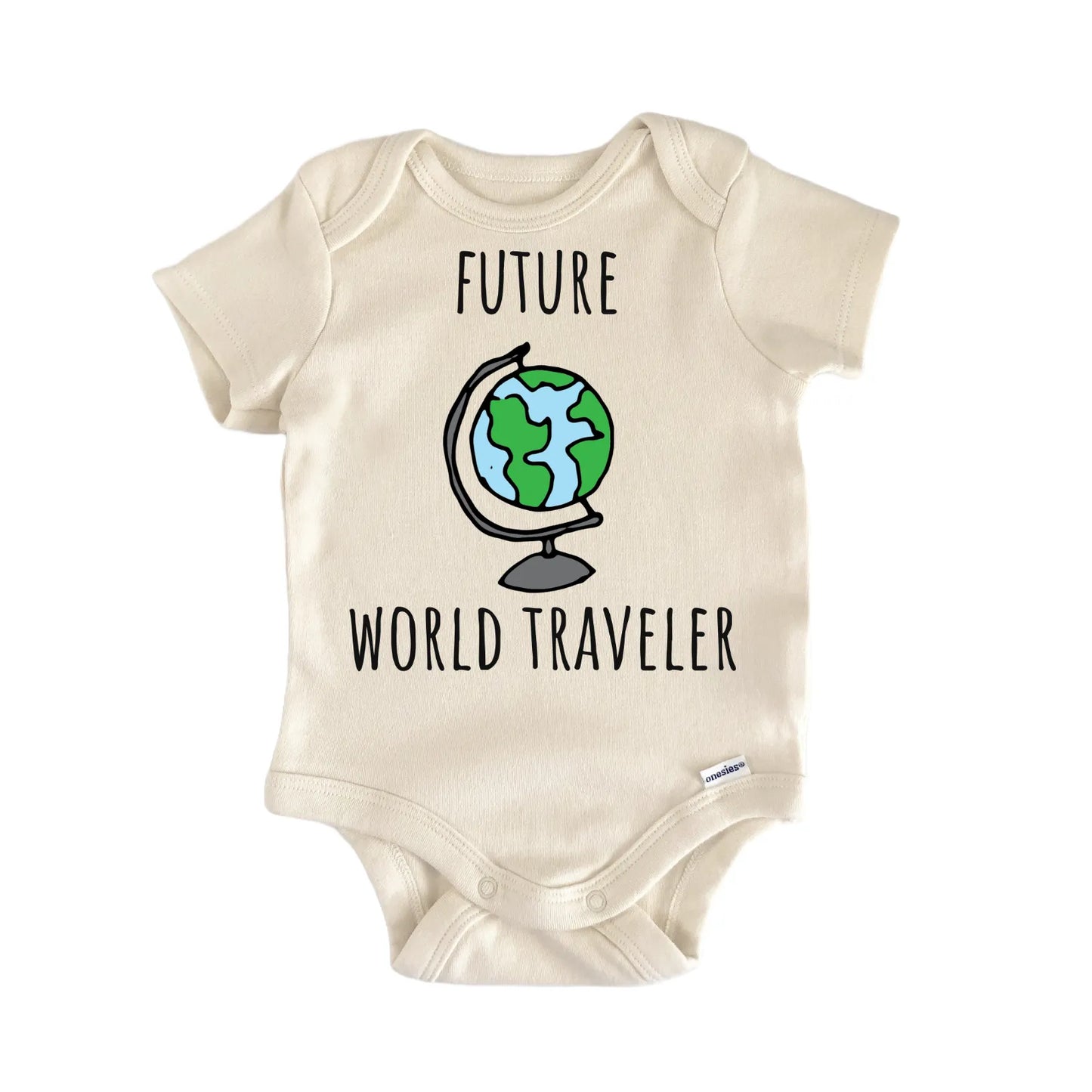 Future World Traveler Travel Globe Infant Gift Baby Bodysuit