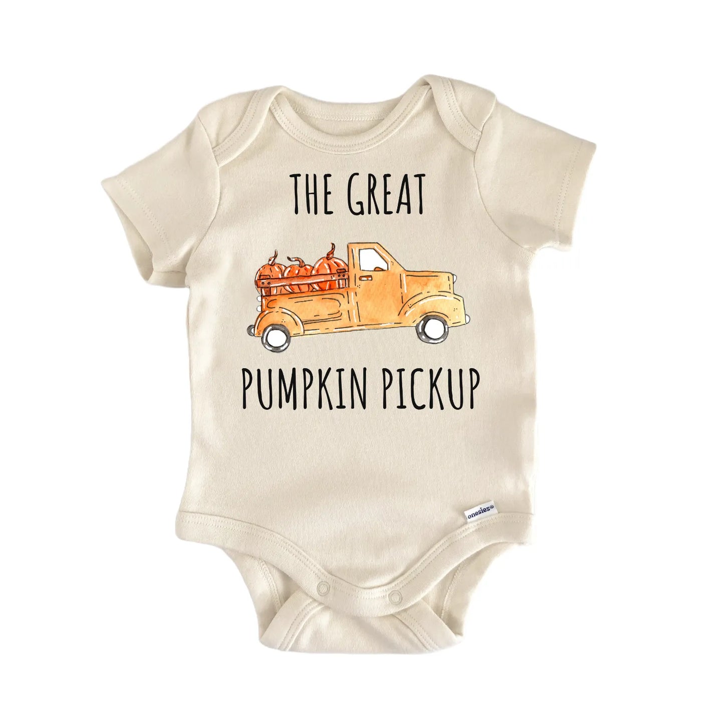 Great Pumpkin Pickup Truck Fall Halloween Baby Gift Baby Bodysuit