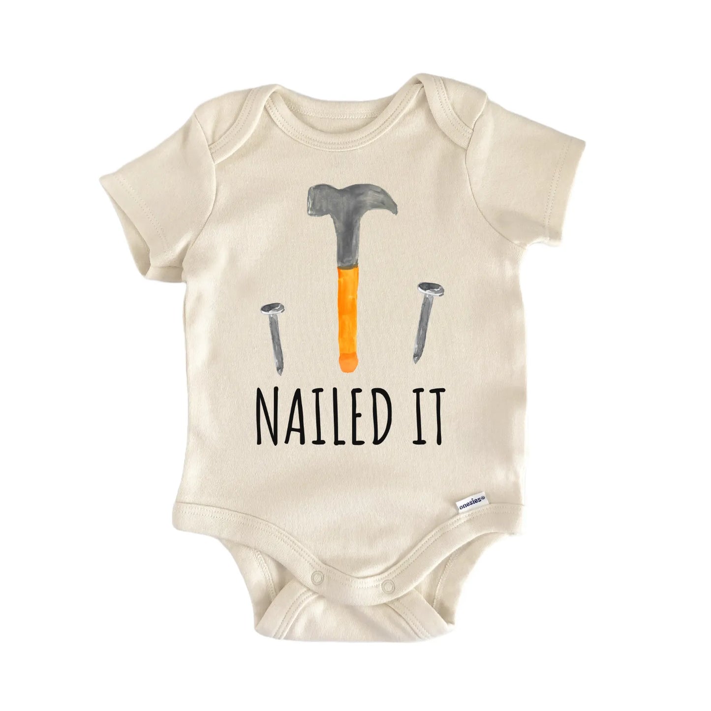 Hammer Nail Construction Carpenter Infant Gift Baby Bodysuit