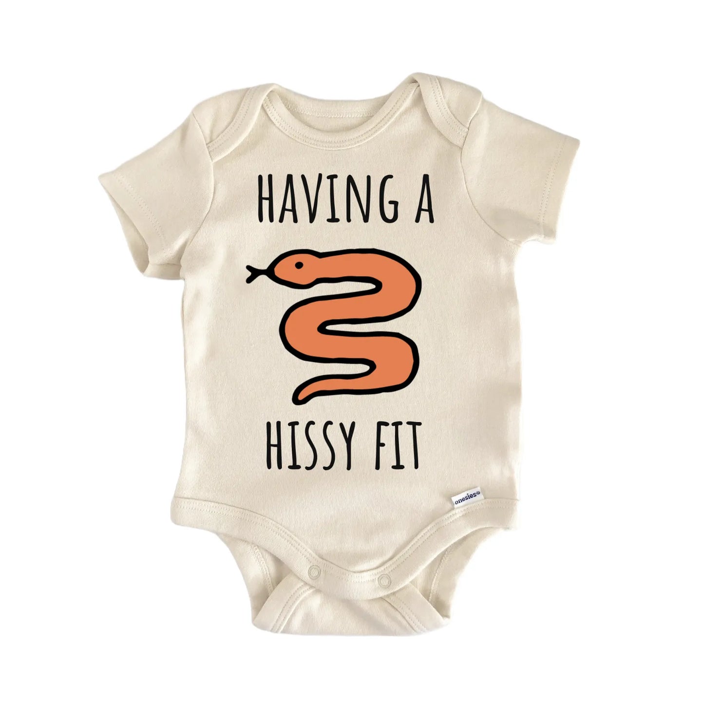 Hissy Fit Snake Snakes Reptile Baby Gift Baby Bodysuit