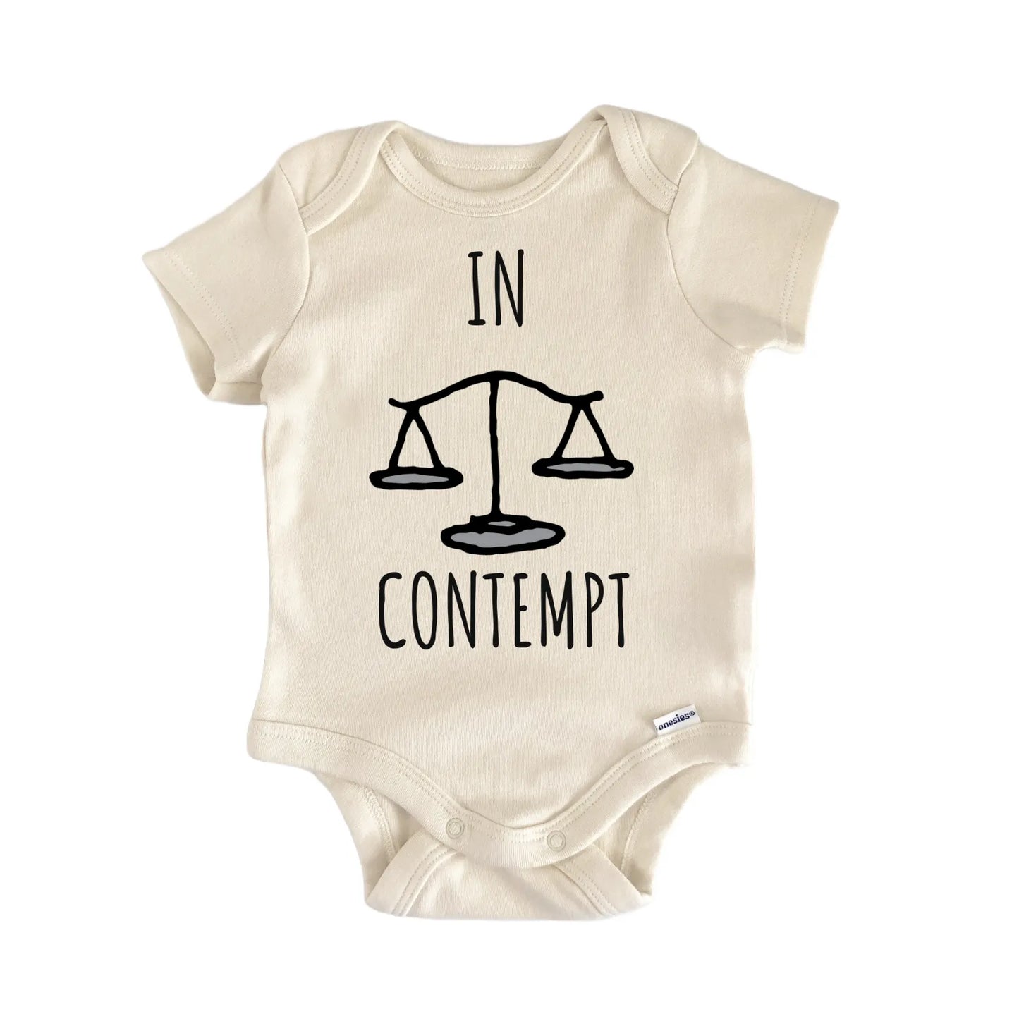 In Contempt Lawyer Legal Judge Infant Gift Baby Bodysuit