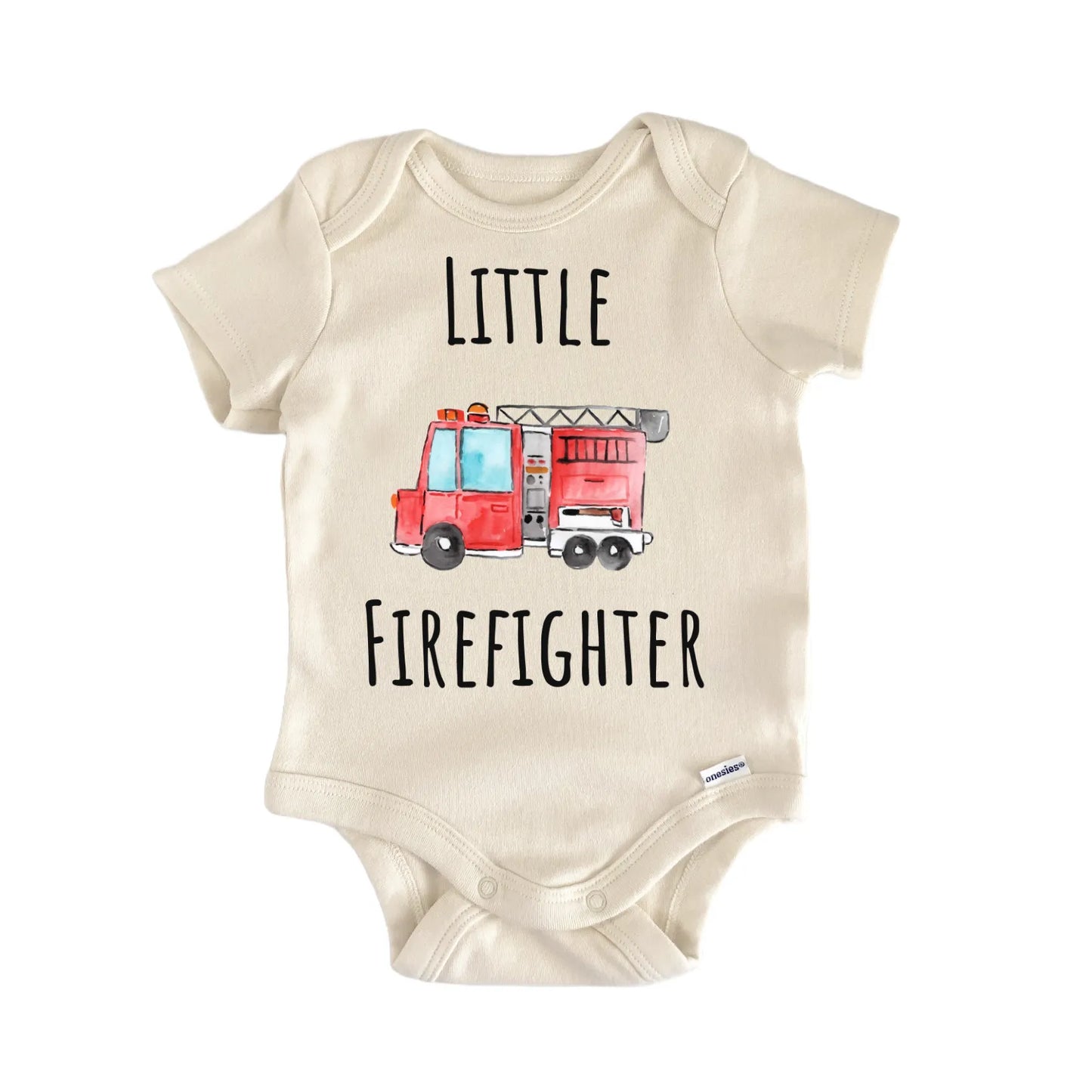 Little Firefighter Fire Department Fireman Baby Gift Baby Bodysuit