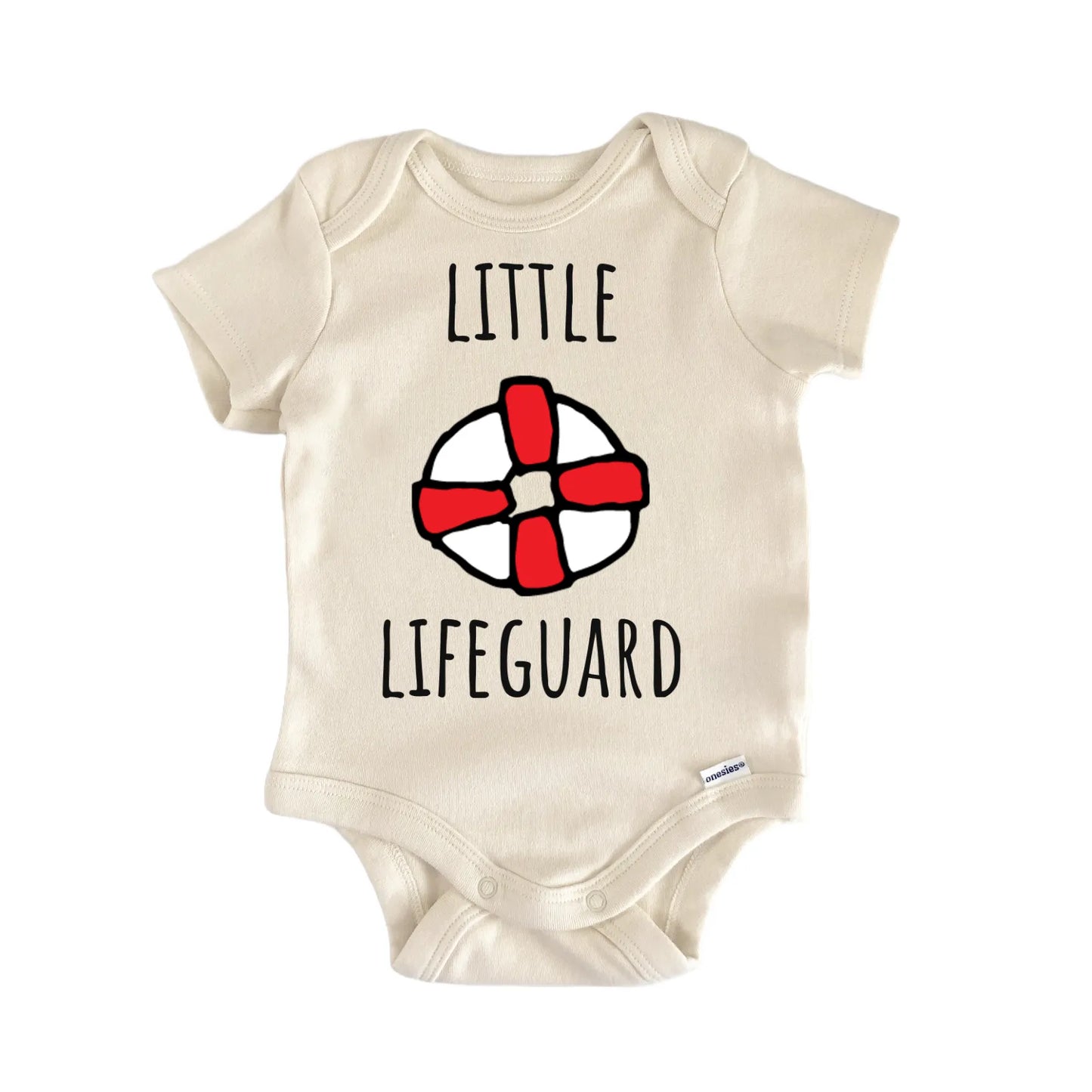 Little Lifeguard Beach Swimming Pool Baby Gift Baby Bodysuit