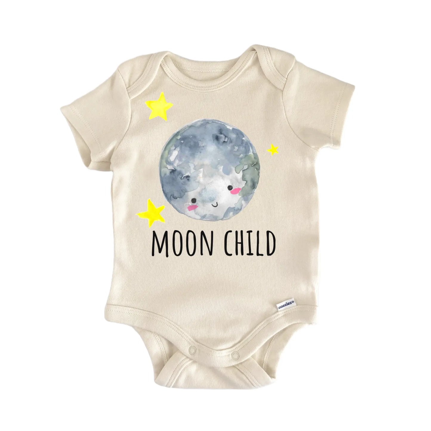 Moon Child Stars Night Sky Baby Gift Baby Bodysuit