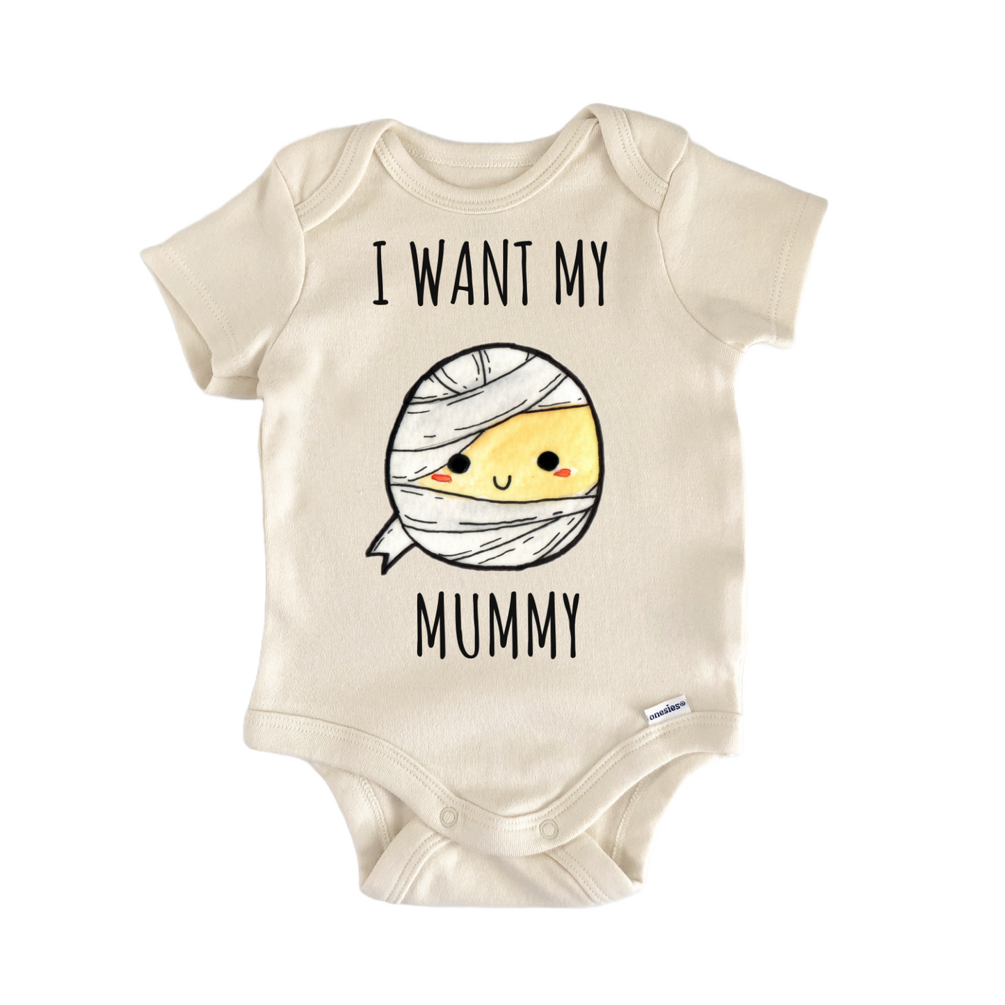 Mummy Monster Halloween Infant Gift Baby Bodysuit