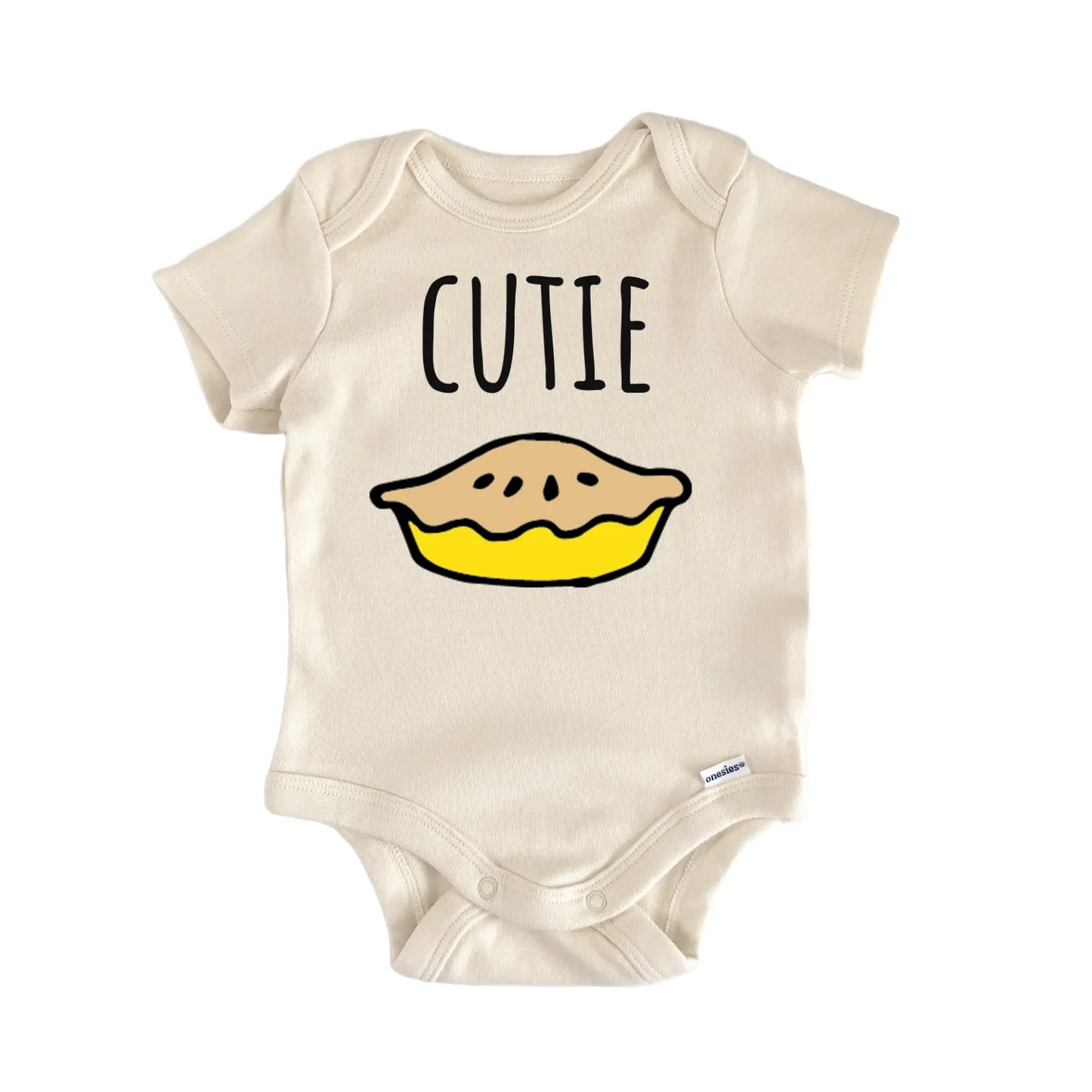 Pie Cutie Bakery Crust Infant Gift Baby Bodysuit