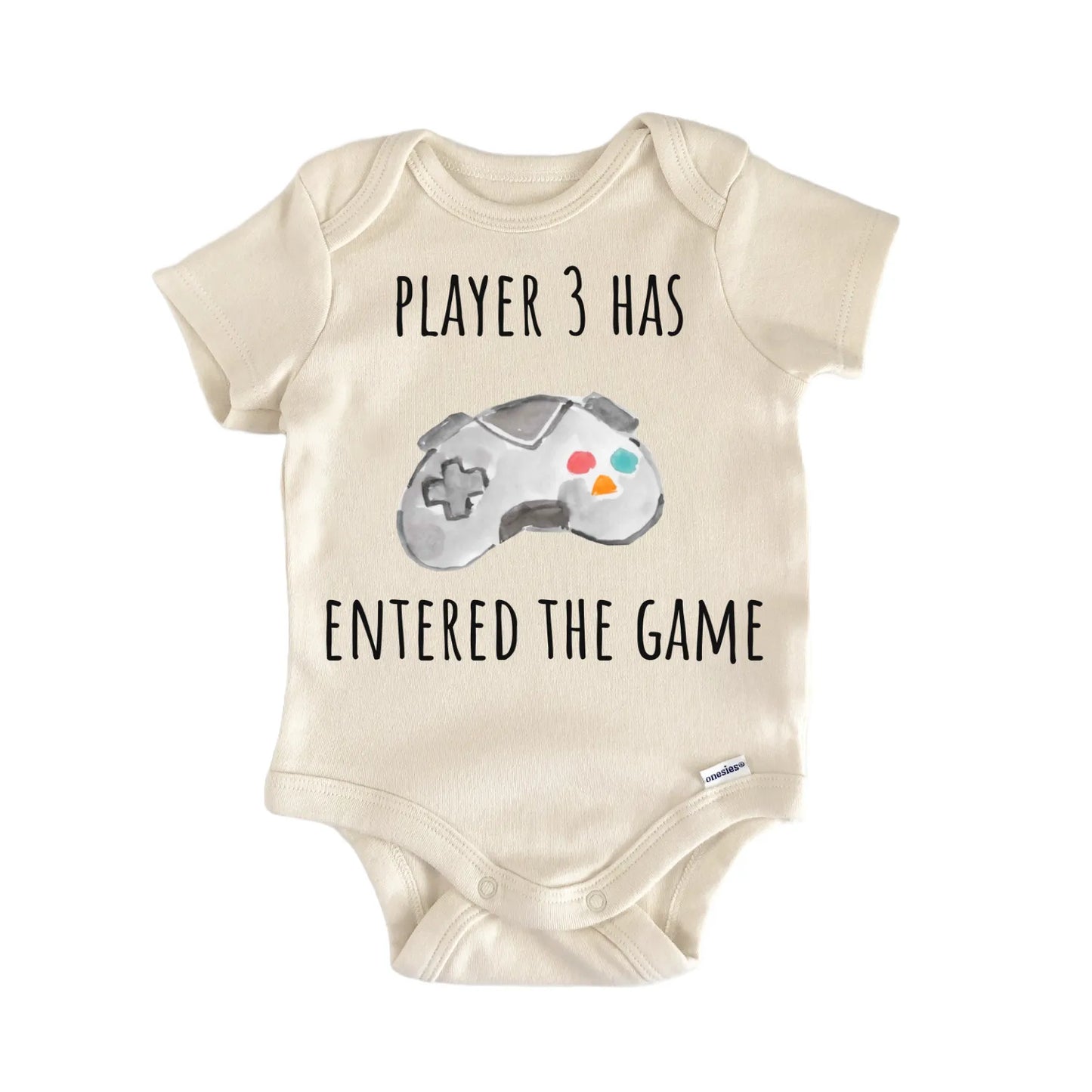 Player 3 Has Entered The Game Video Games Baby Gift Baby Bodysuit