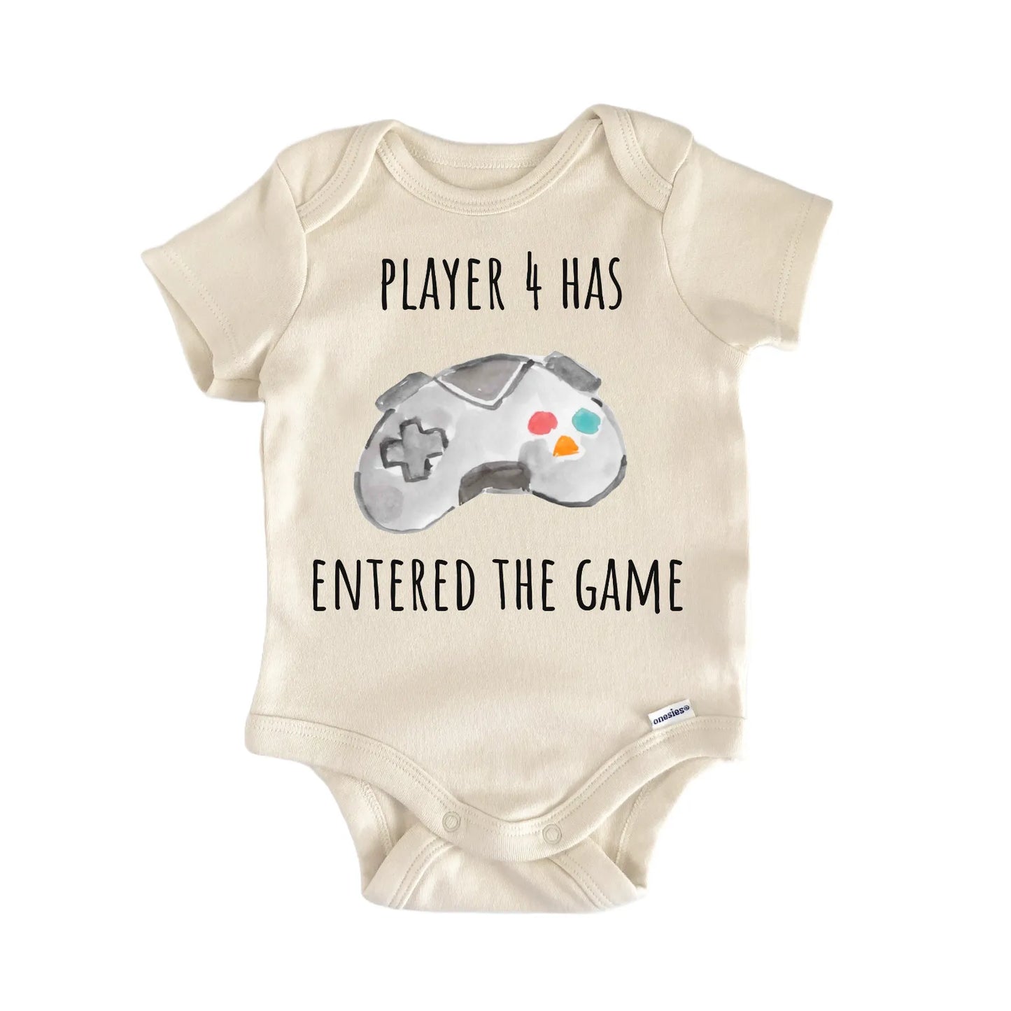 Player 4 Has Entered The Game Video Games Baby Gift Baby Bodysuit