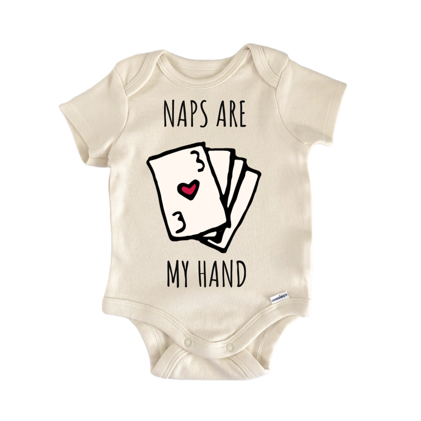 Poker Hnad Naps Vegas Casino Infant Gift Baby Bodysuit