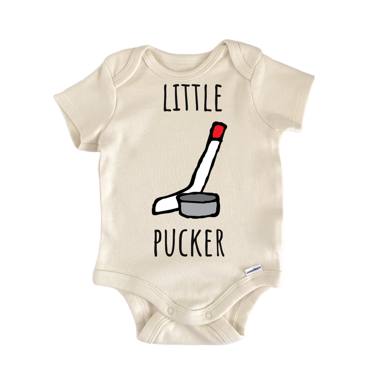 Puck Hockey Sports Ice Skate Rink Baby Gift Baby Bodysuit
