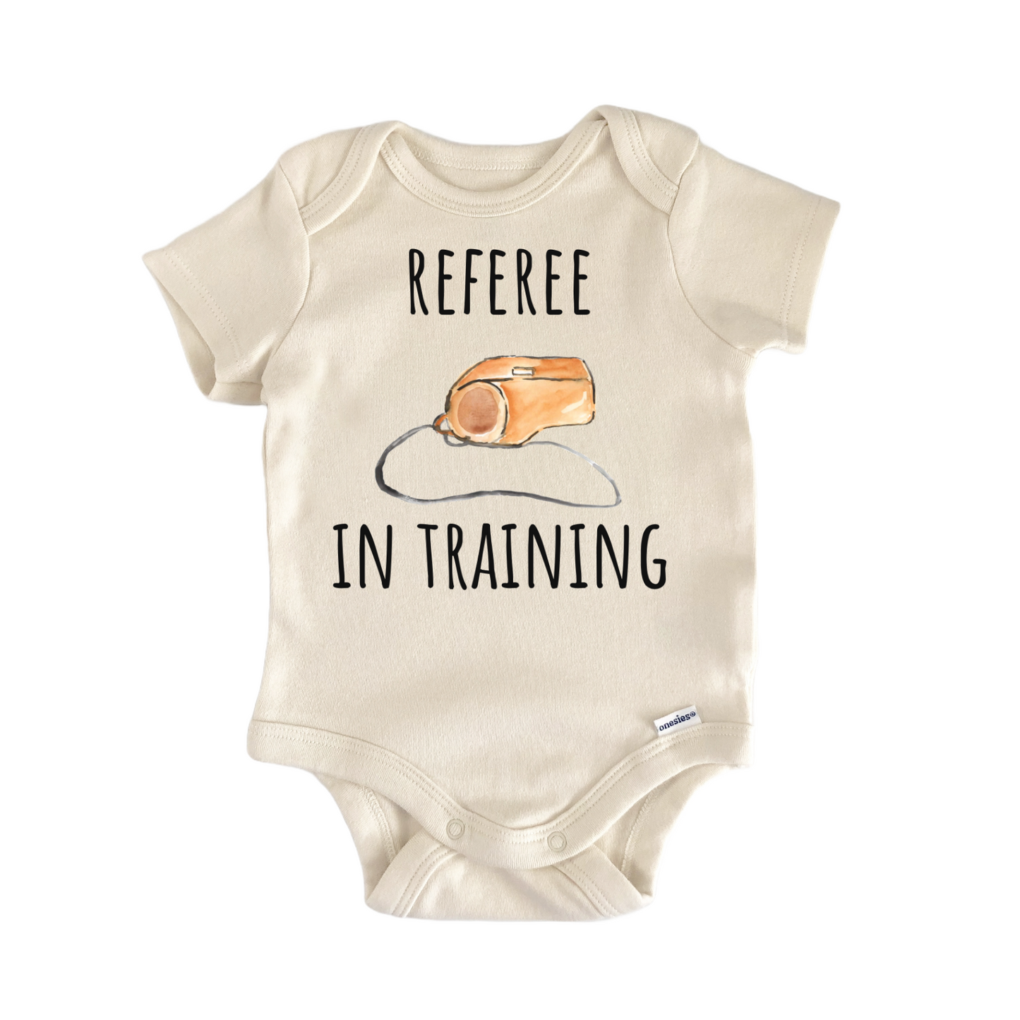Referee In Training Sports Whistle Baby Gift Baby Bodysuit