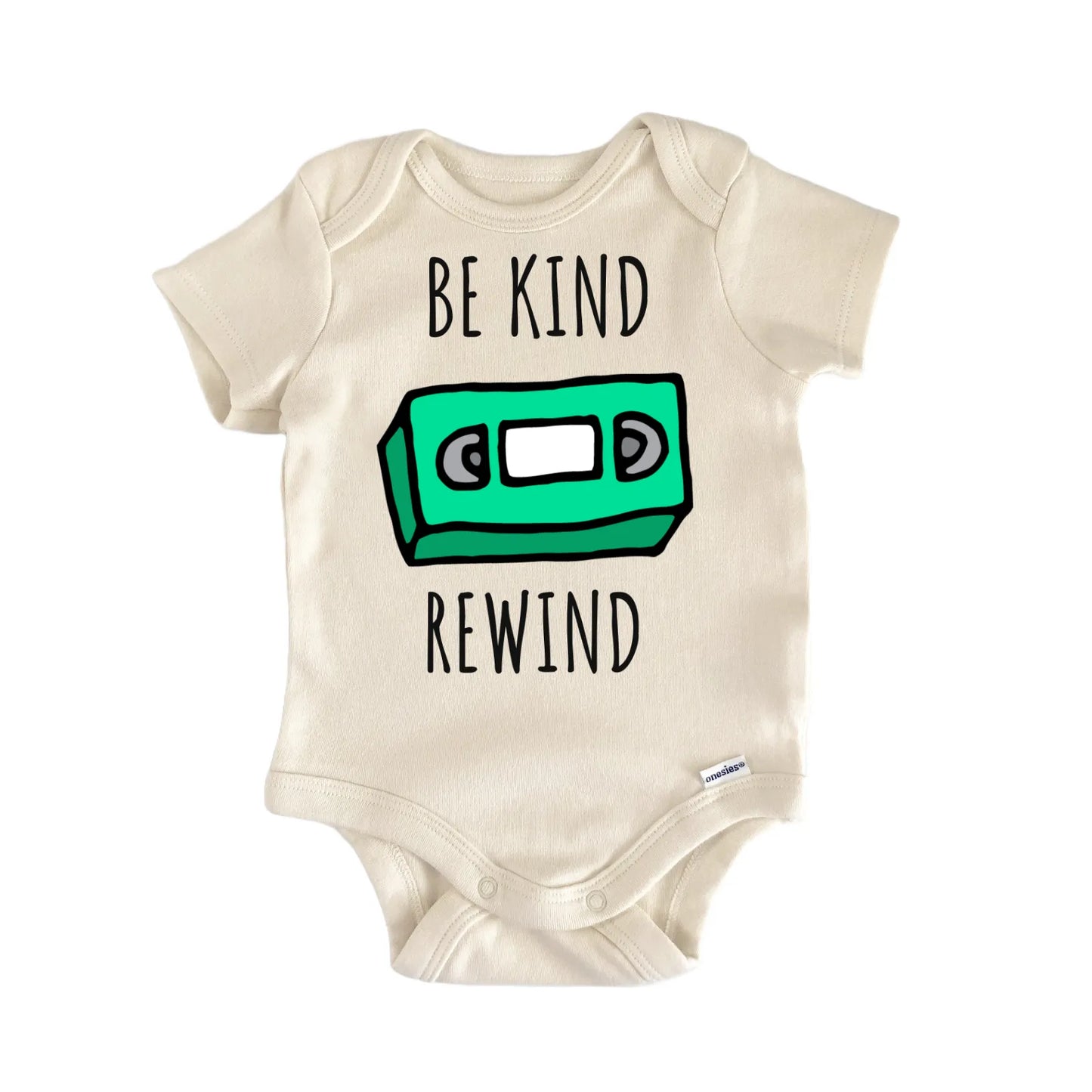 Rewind Vhs Tape Movie Retro 80s Baby Gift Baby Bodysuit