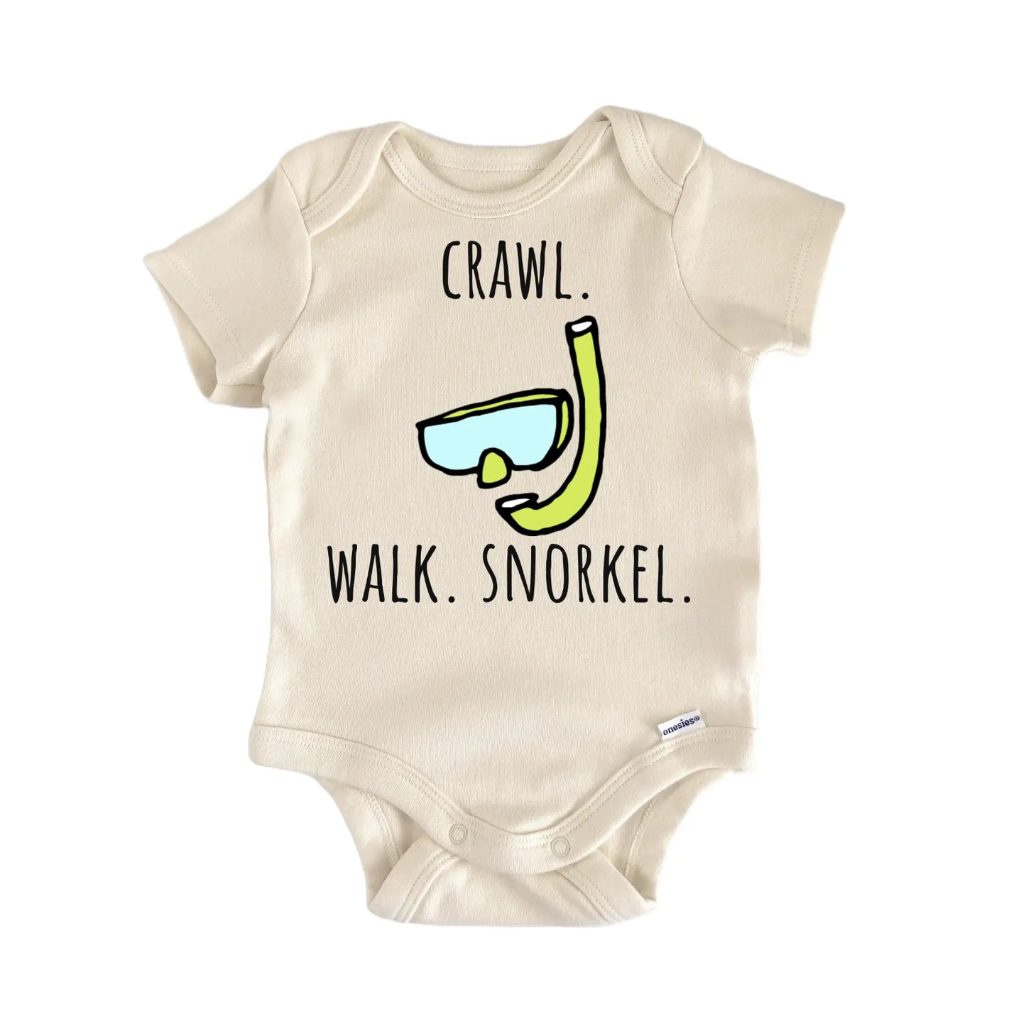Snorkel Snorkeling Diving Scuba Baby Gift Baby Bodysuit