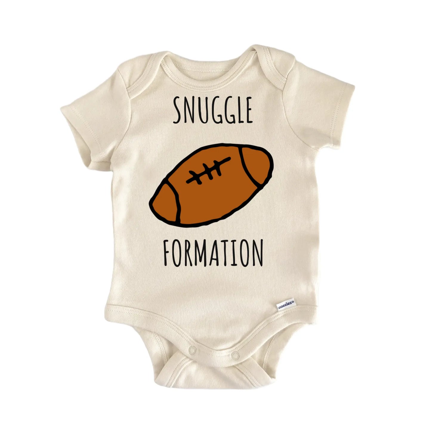 Snuggle Formation Football Ball Infant Gift Baby Bodysuit