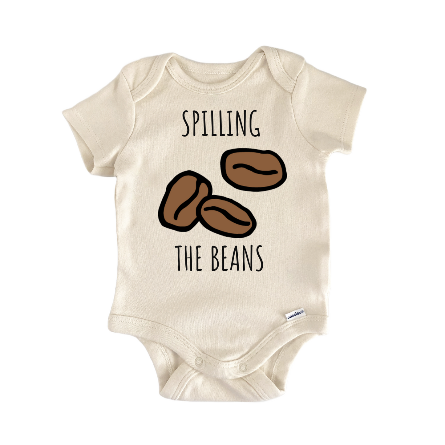 Spilling The Beans Coffee Brew Infant Gift Baby Bodysuit