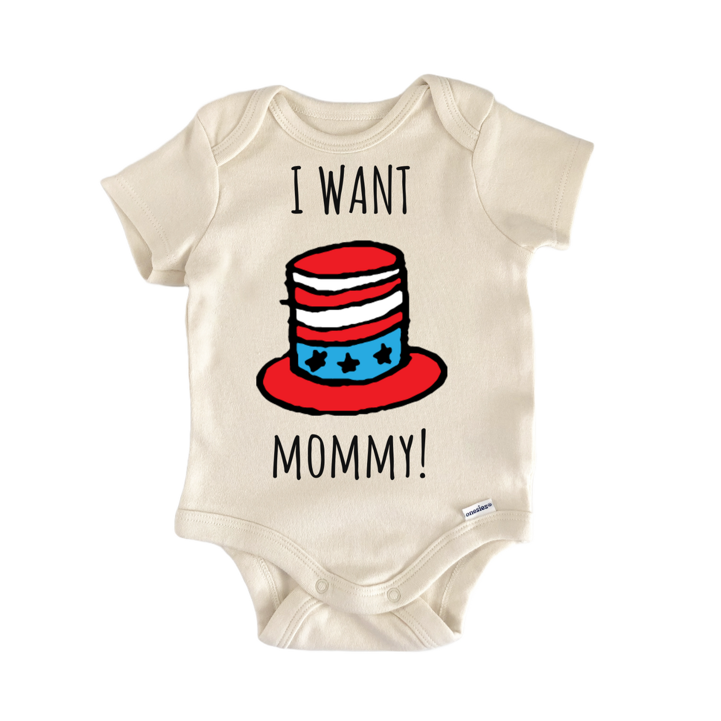 Uncle Sam Patriotic American America Baby Gift Baby Bodysuit