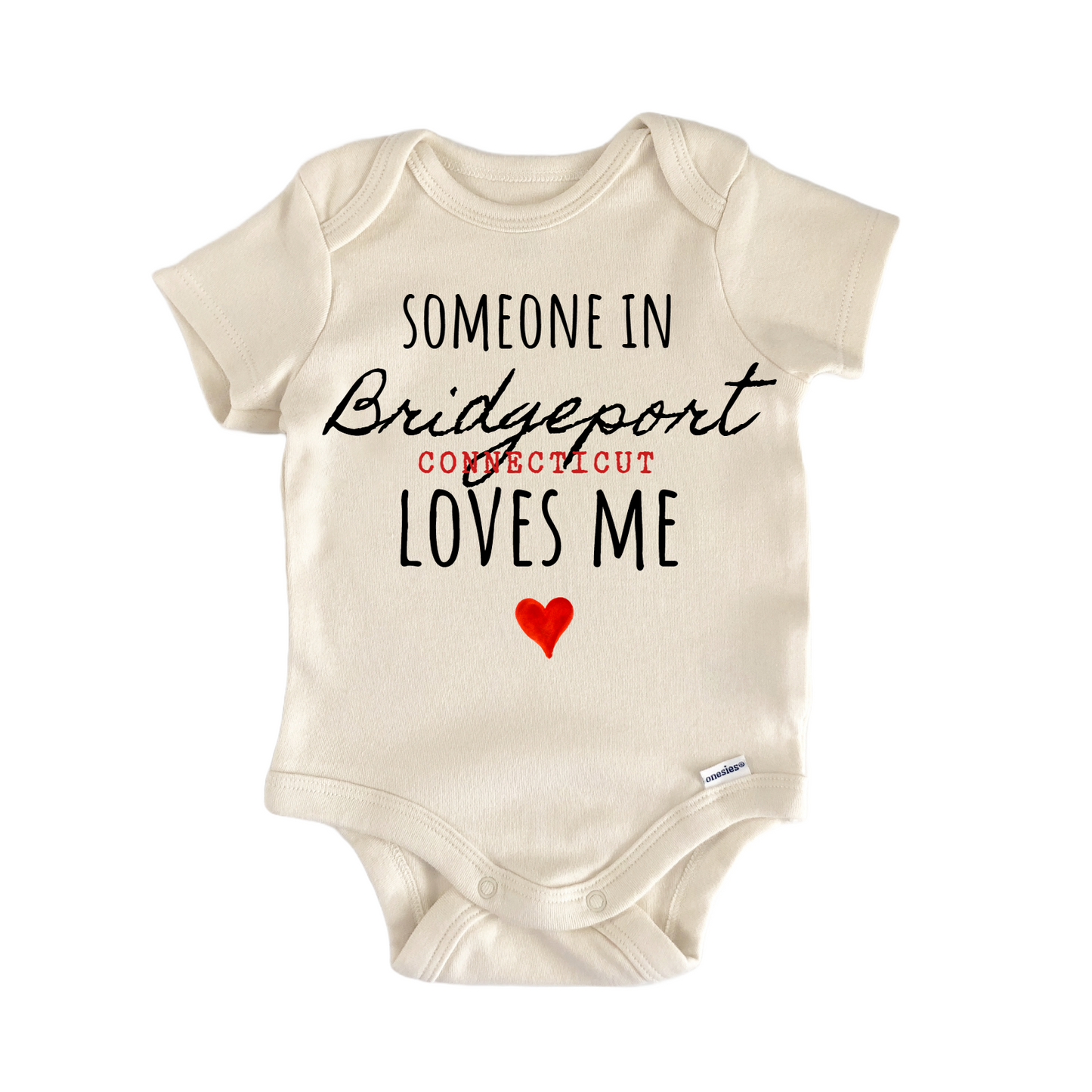 Bridgeport Connecticut Baby Gift Baby Bodysuit