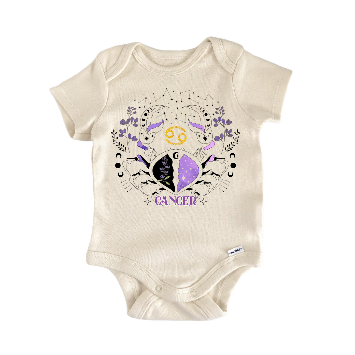 Cancer Astrology Zodiac Signs Baby Gift Baby Bodysuit