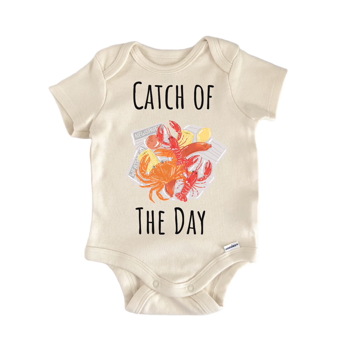 Catch Of The Day Seafood Foodie Baby Gift Baby Bodysuit