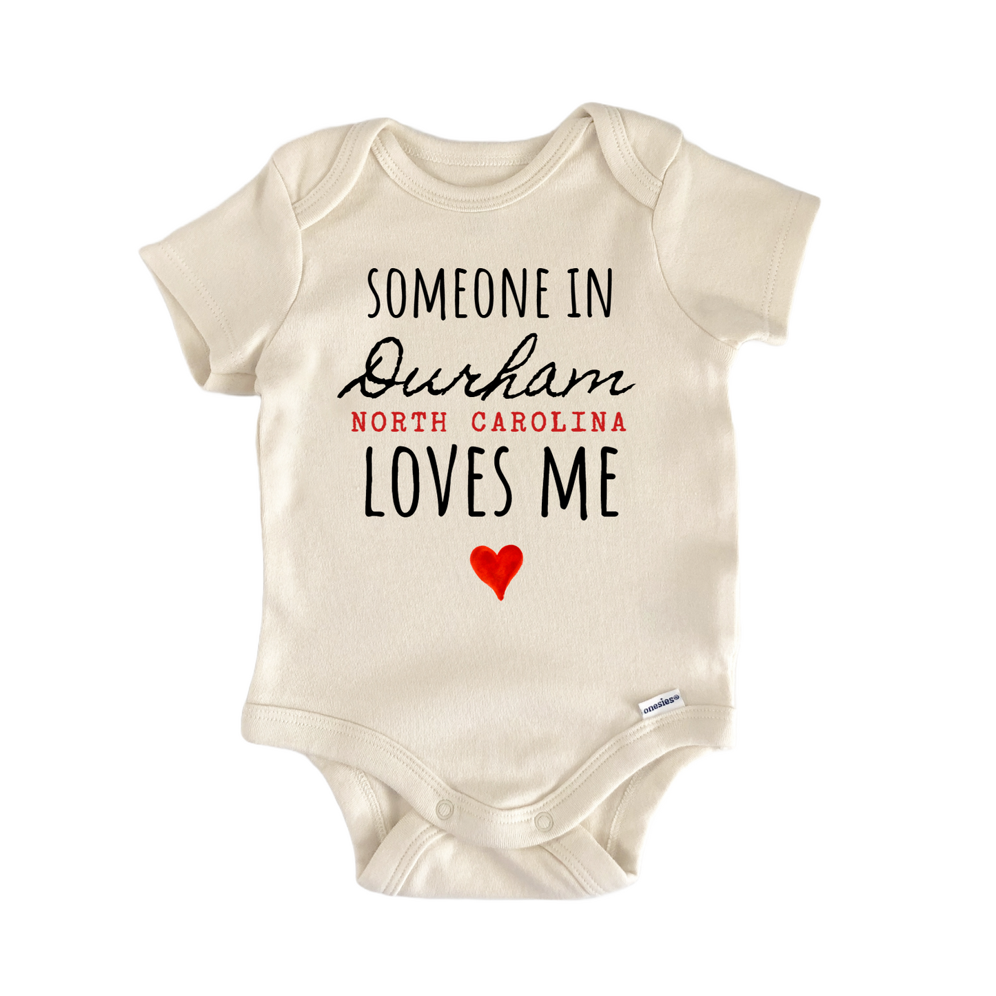 Durham North Carolina Baby Gift Baby Bodysuit