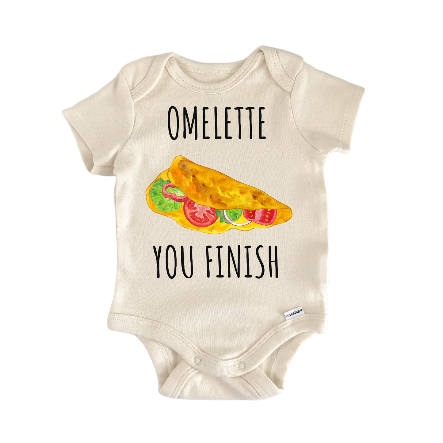 Egg Omelette Brunch Breakfast Baby Gift Baby Bodysuit
