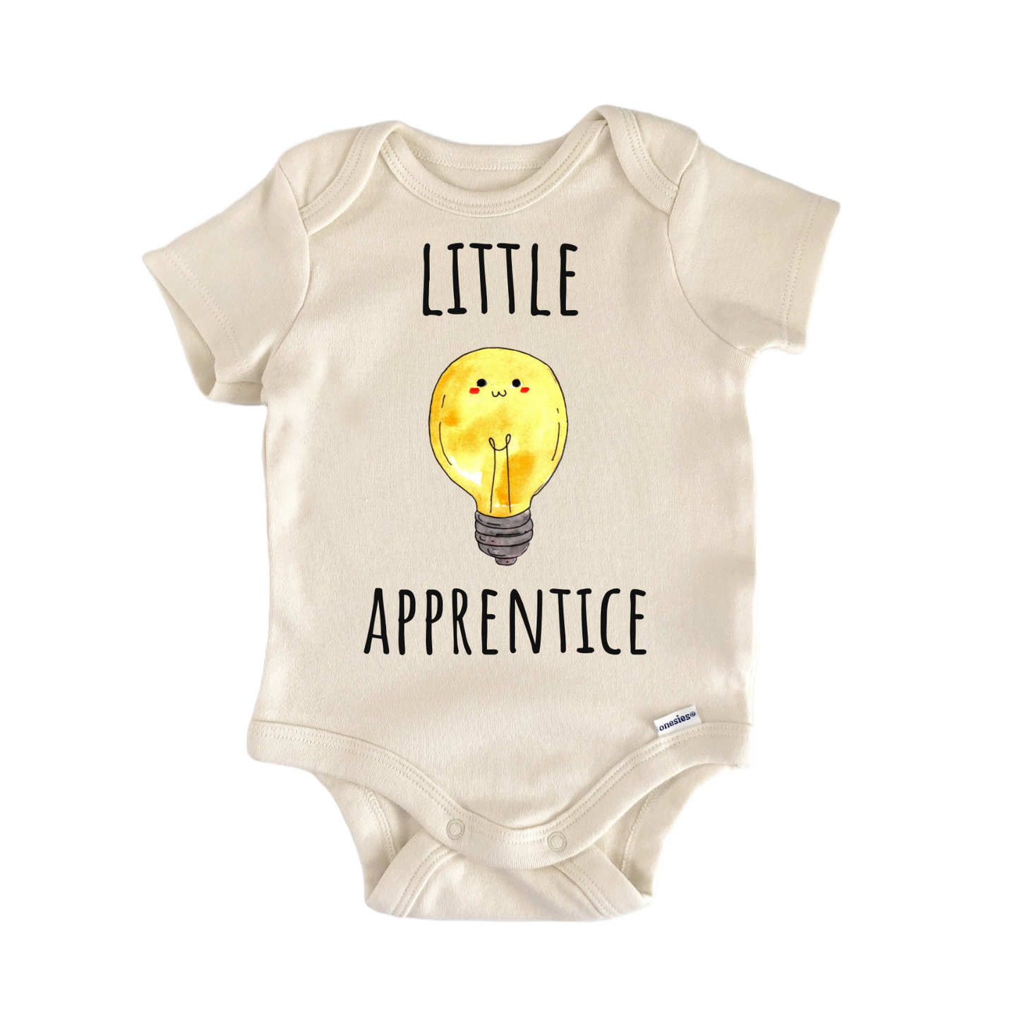 Electrician Lightbulb Apprentice Electric Baby Gift Baby Bodysuit