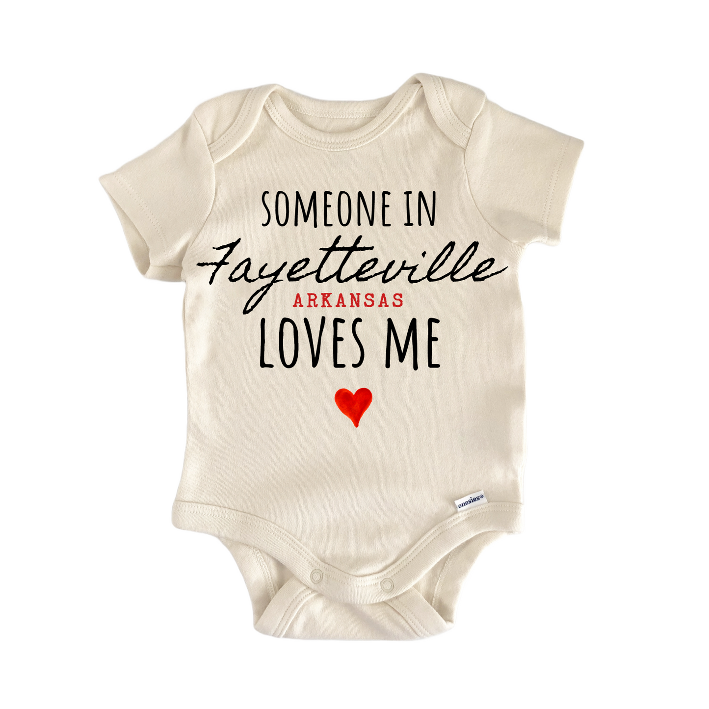 Fayetteville Arkansas Baby Gift Baby Bodysuit