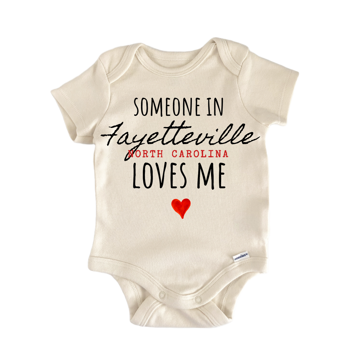Fayetteville North Carolina Baby Gift Baby Bodysuit