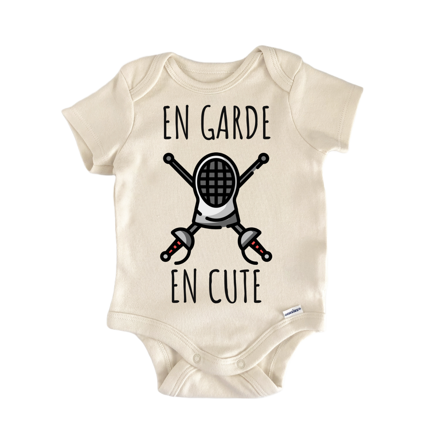 Fencing Fencer En Garde Baby Gift Baby Bodysuit