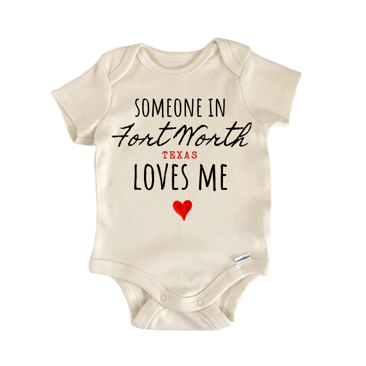 Fort Worth Texas Infant Gift Baby Bodysuit