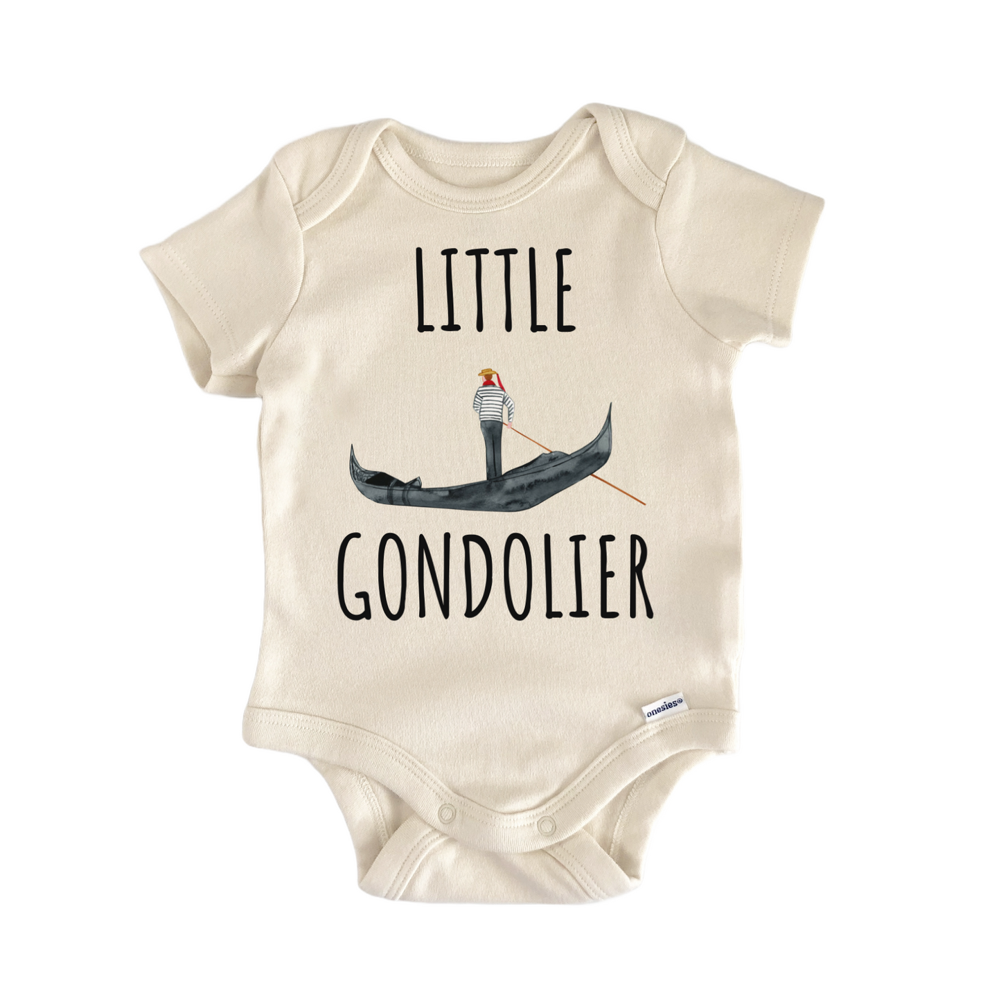 Gondolier Boat Italian Venice Italy Baby Gift Baby Bodysuit