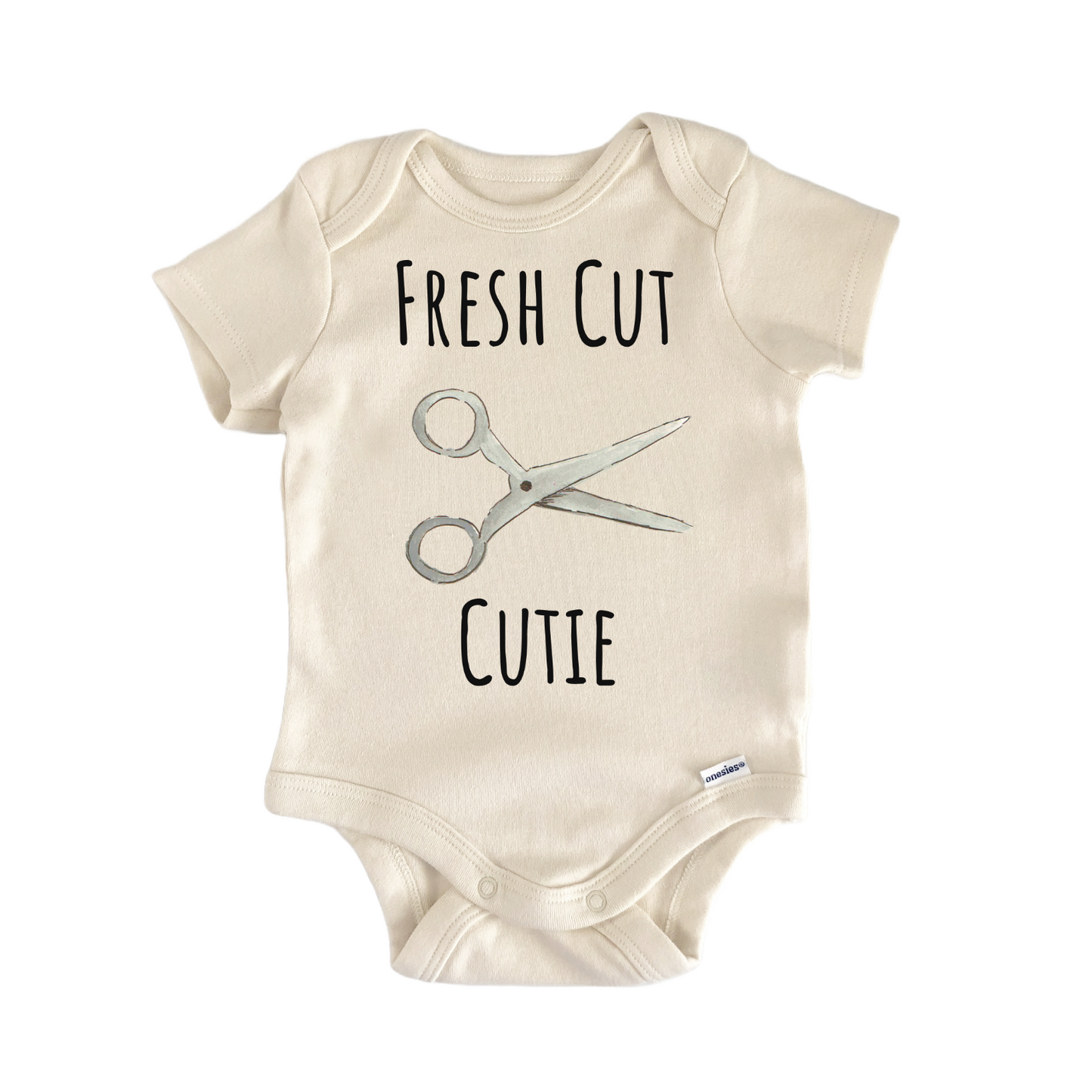 Hairdresser Barber Haircut Scissors Baby Gift Baby Bodysuit