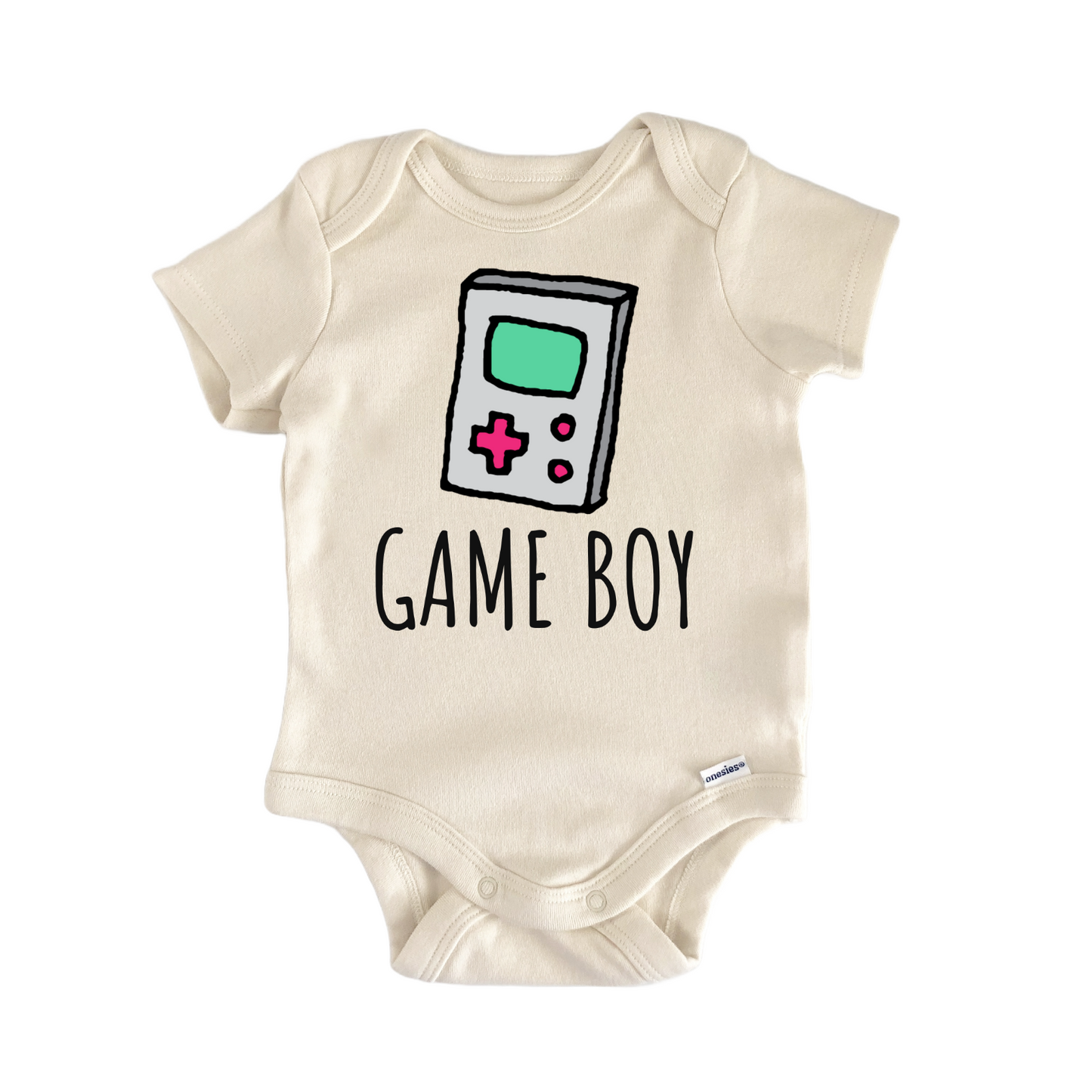 80s 90s Handheld Gamer Baby Gift Baby Bodysuit