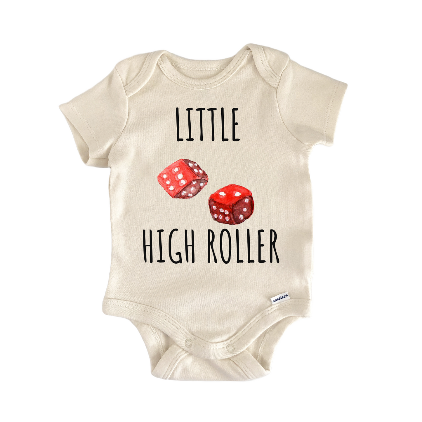 High Roller Casino Las Vegas Dice Baby Gift Baby Bodysuit