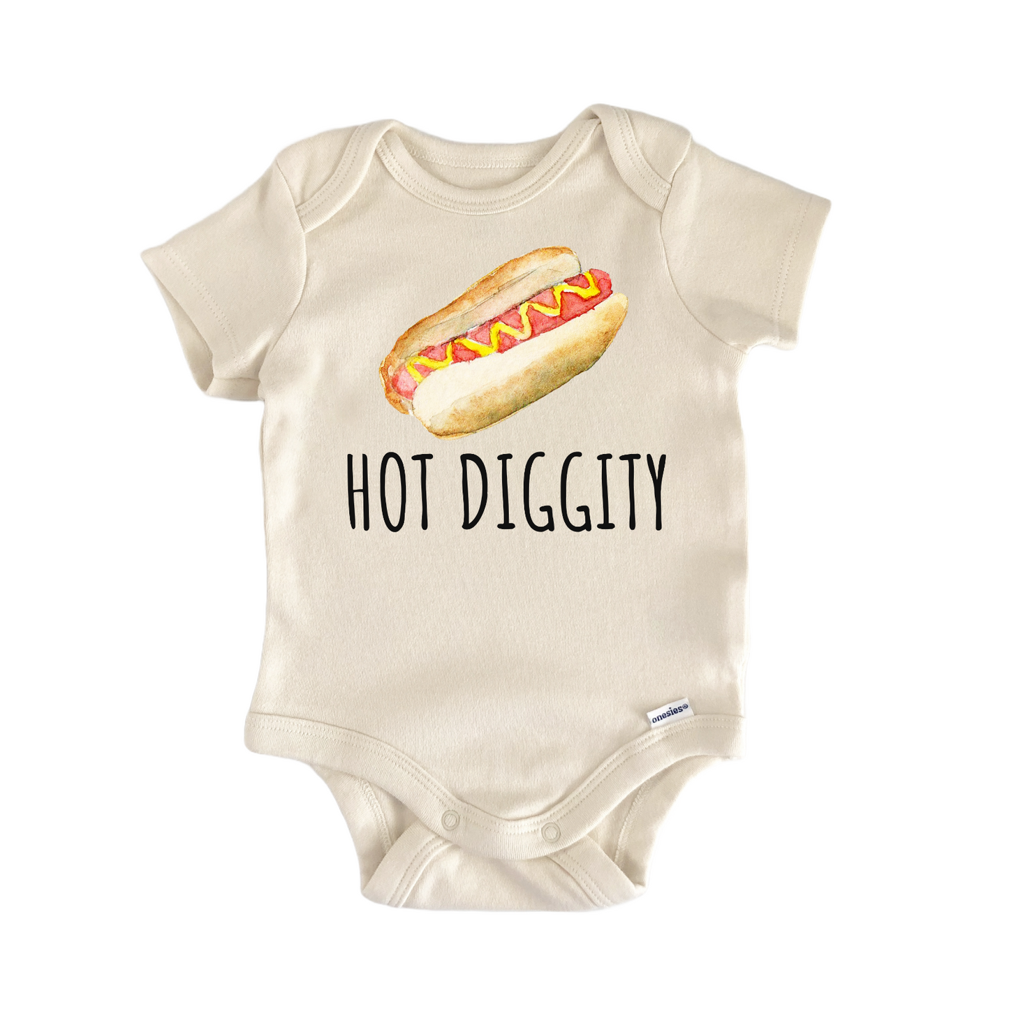 Hotdog Bun Hot Diggity Baby Gift Baby Bodysuit