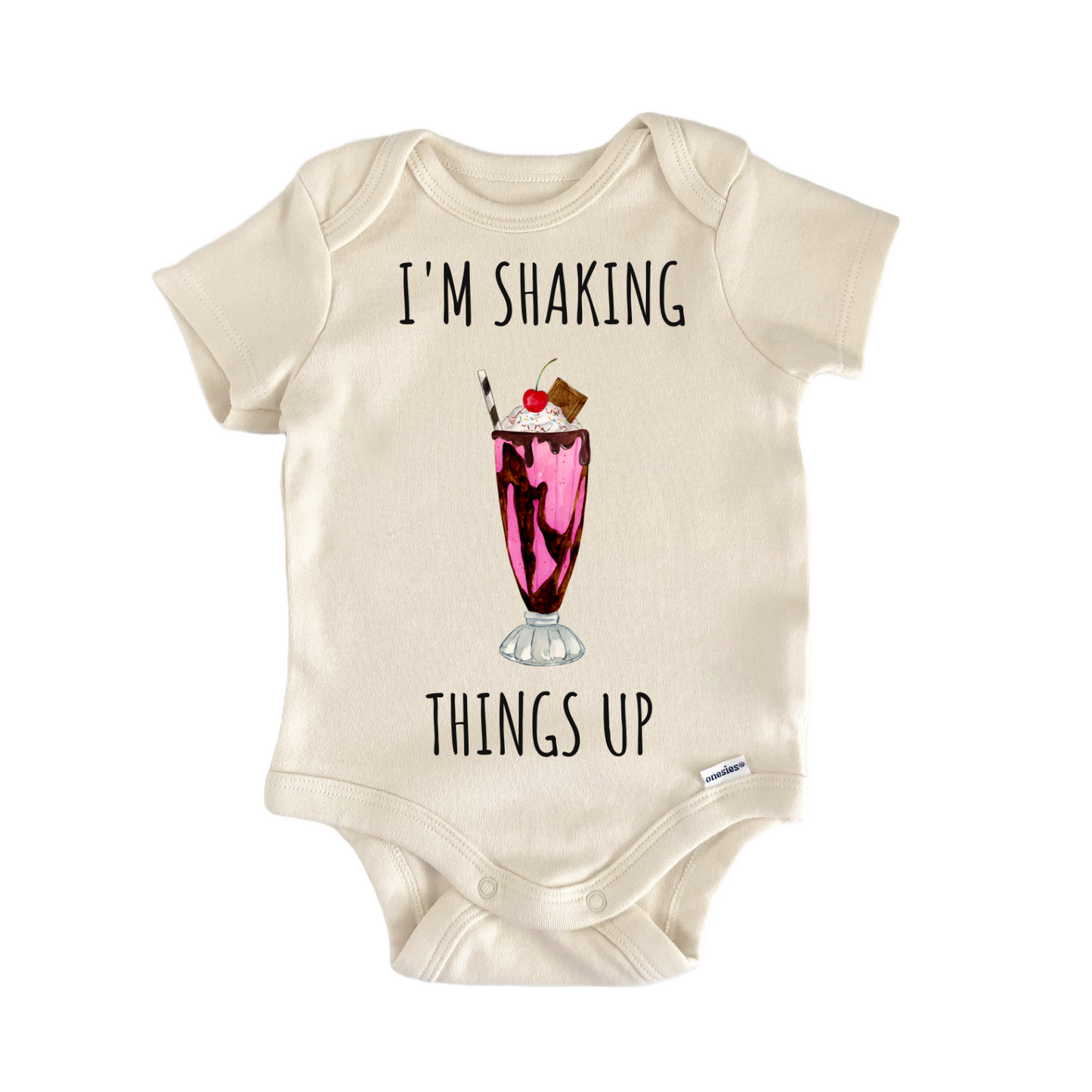 Ice Cream Shake Dessert Baby Gift Baby Bodysuit
