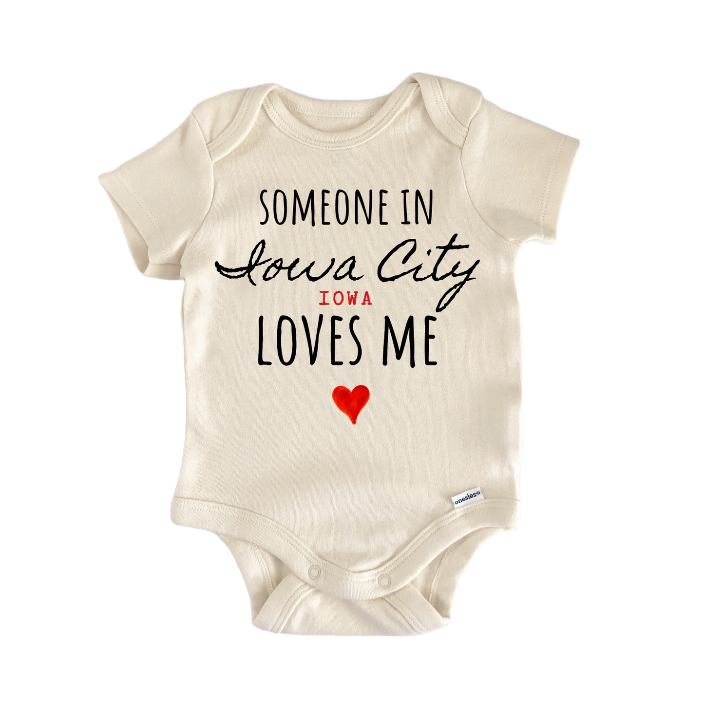 Iowa City Iowa Baby Gift Baby Bodysuit