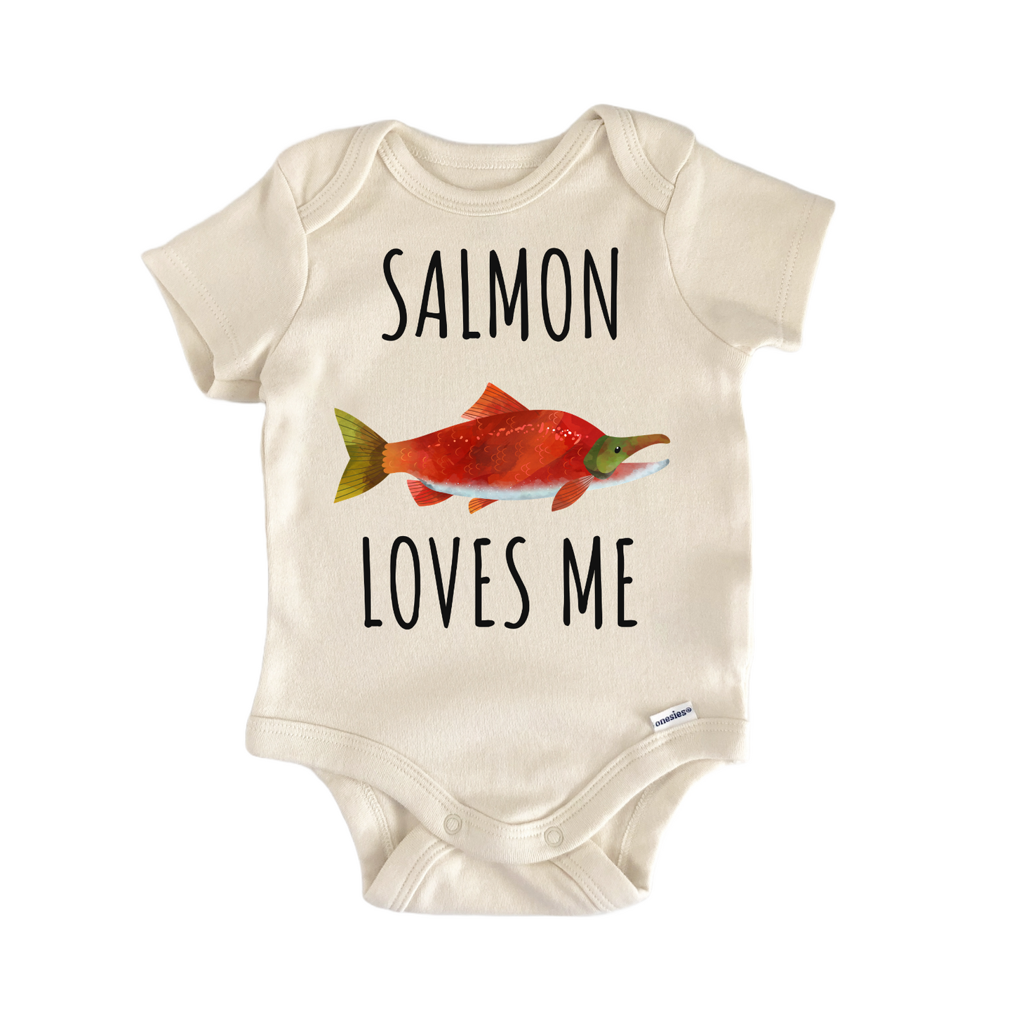 Kokanee Salmon Fish Freshwater Fishing Baby Gift Baby Bodysuit