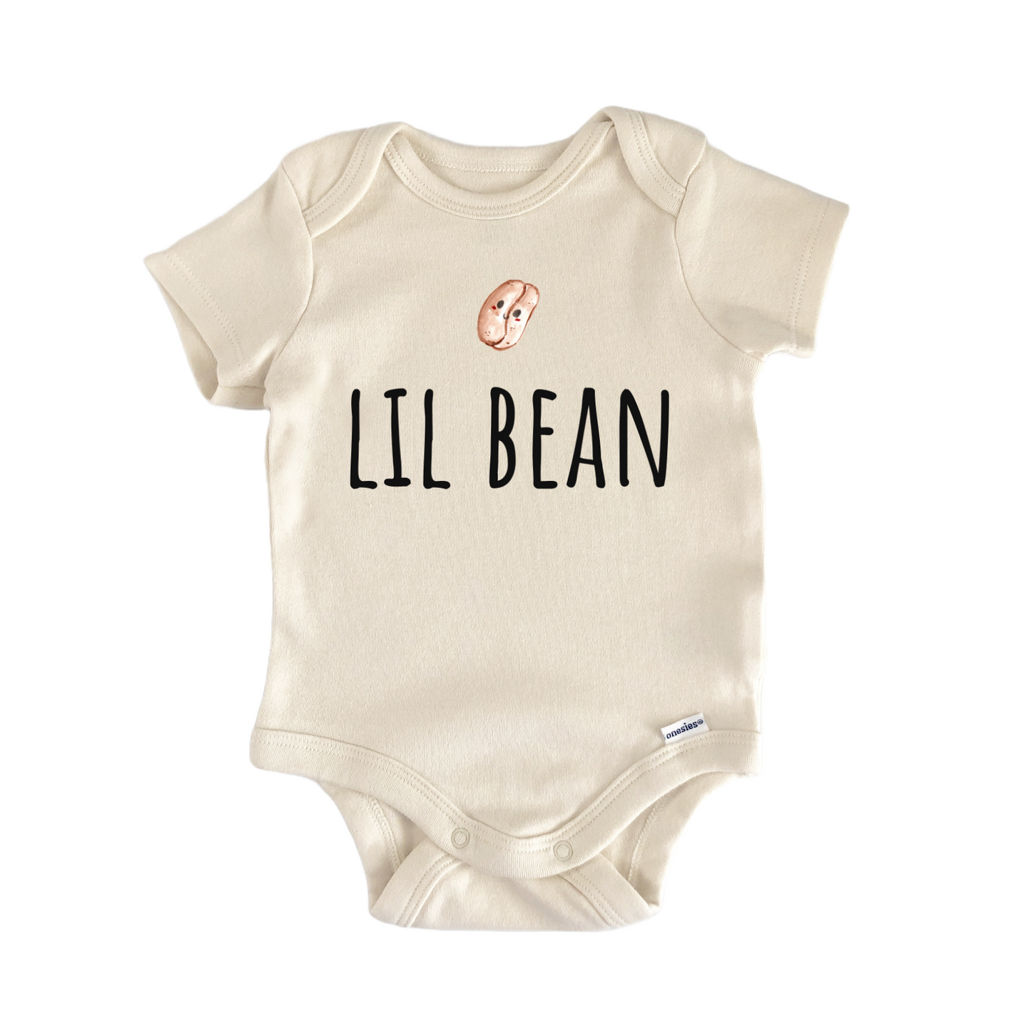 Lil Bean Coffee Espresso Tiny Baby Gift Baby Bodysuit