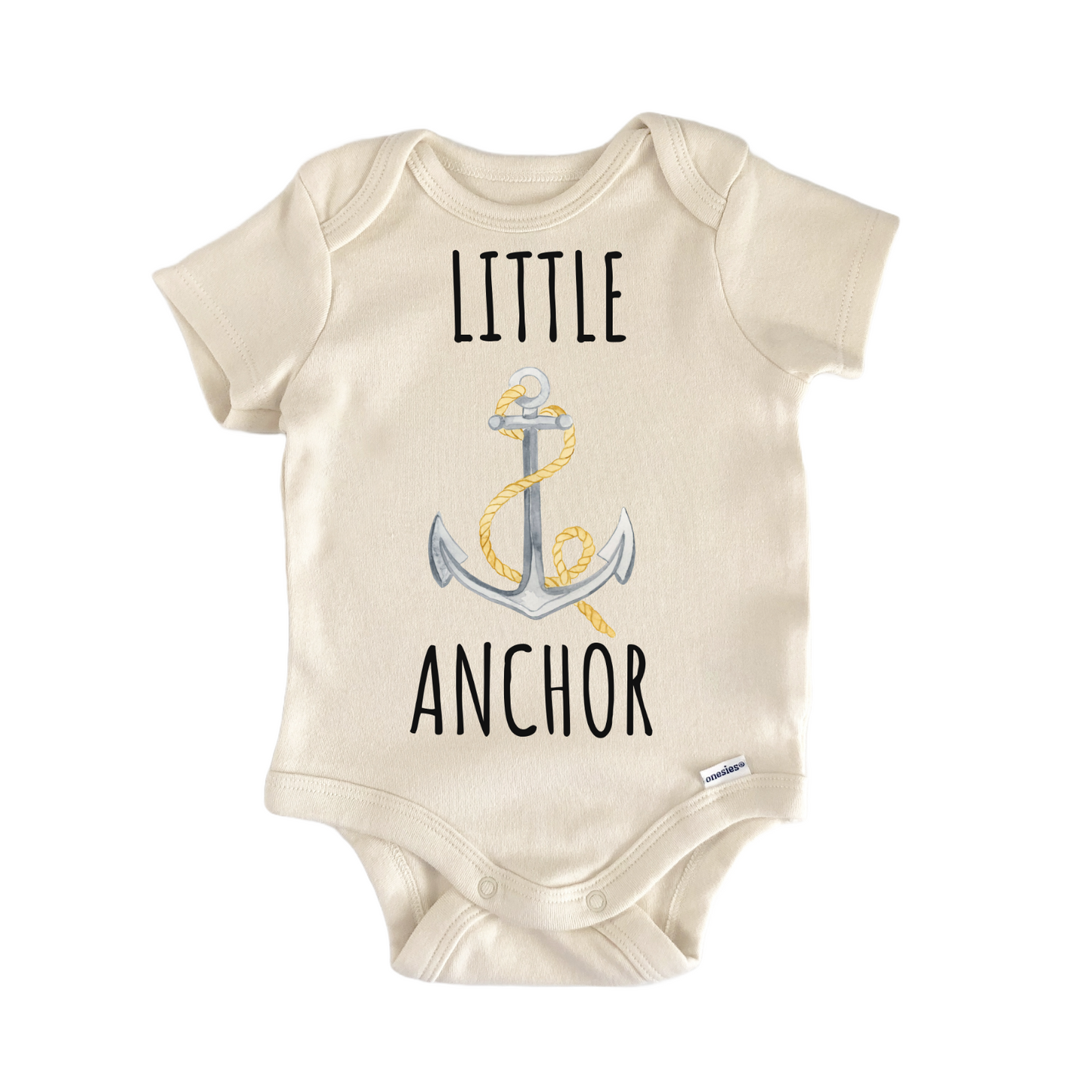 Little Anchor Nautical Boat Ship Baby Gift Baby Bodysuit