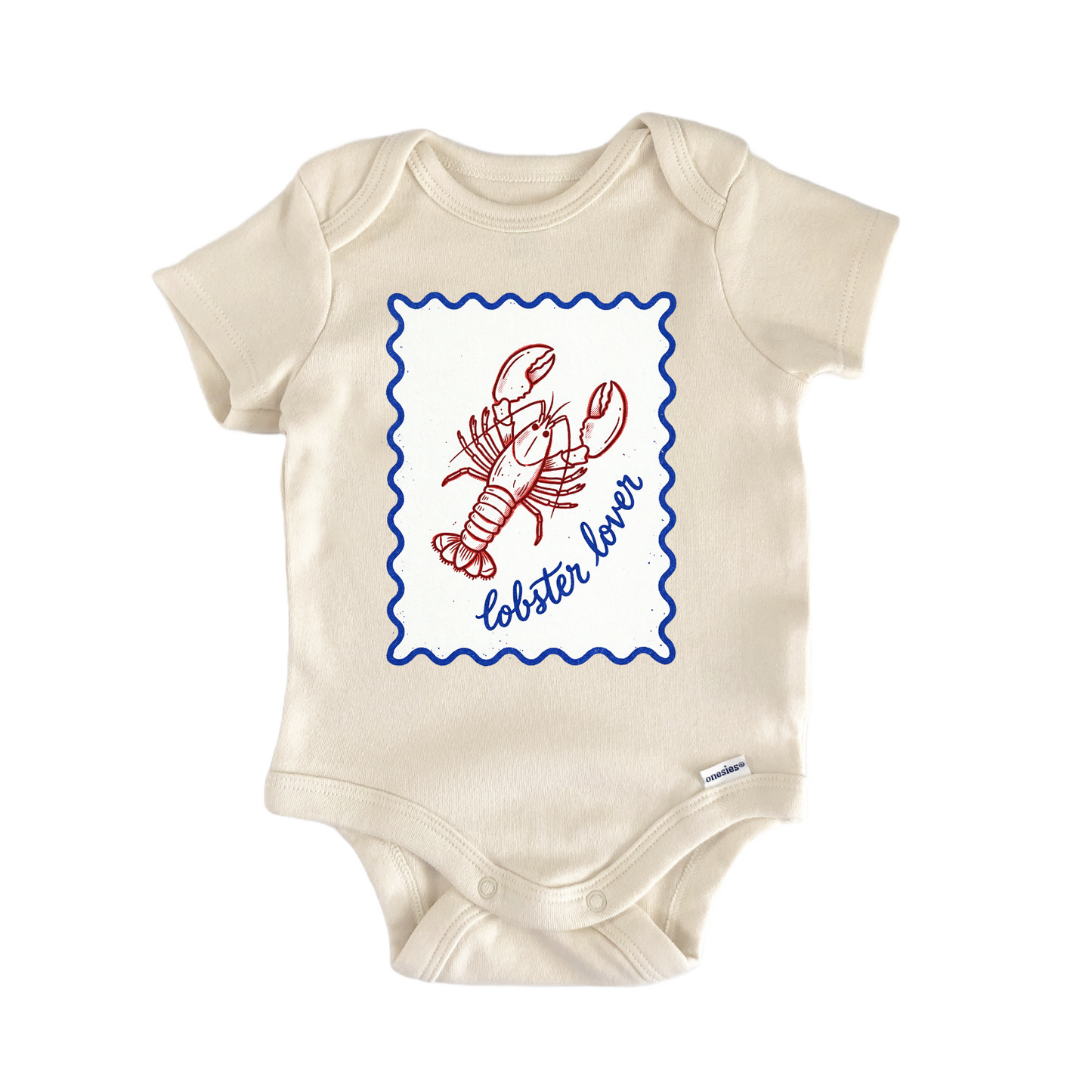 Lobster Lover Stamp Baby Gift Baby Bodysuit