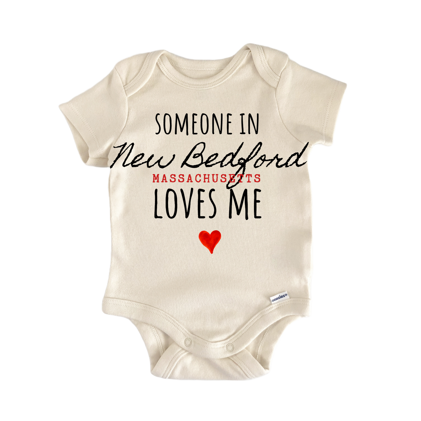 New Bedford Massachusetts Baby Gift Baby Bodysuit