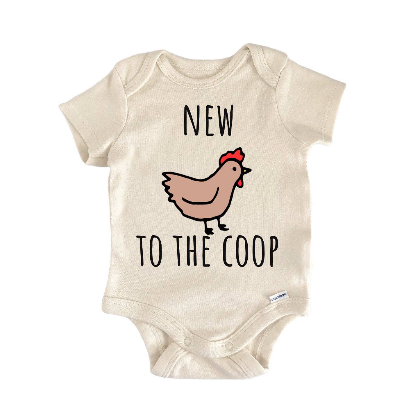 Chicken Coop Farm Newborn Gift Baby Bodysuit