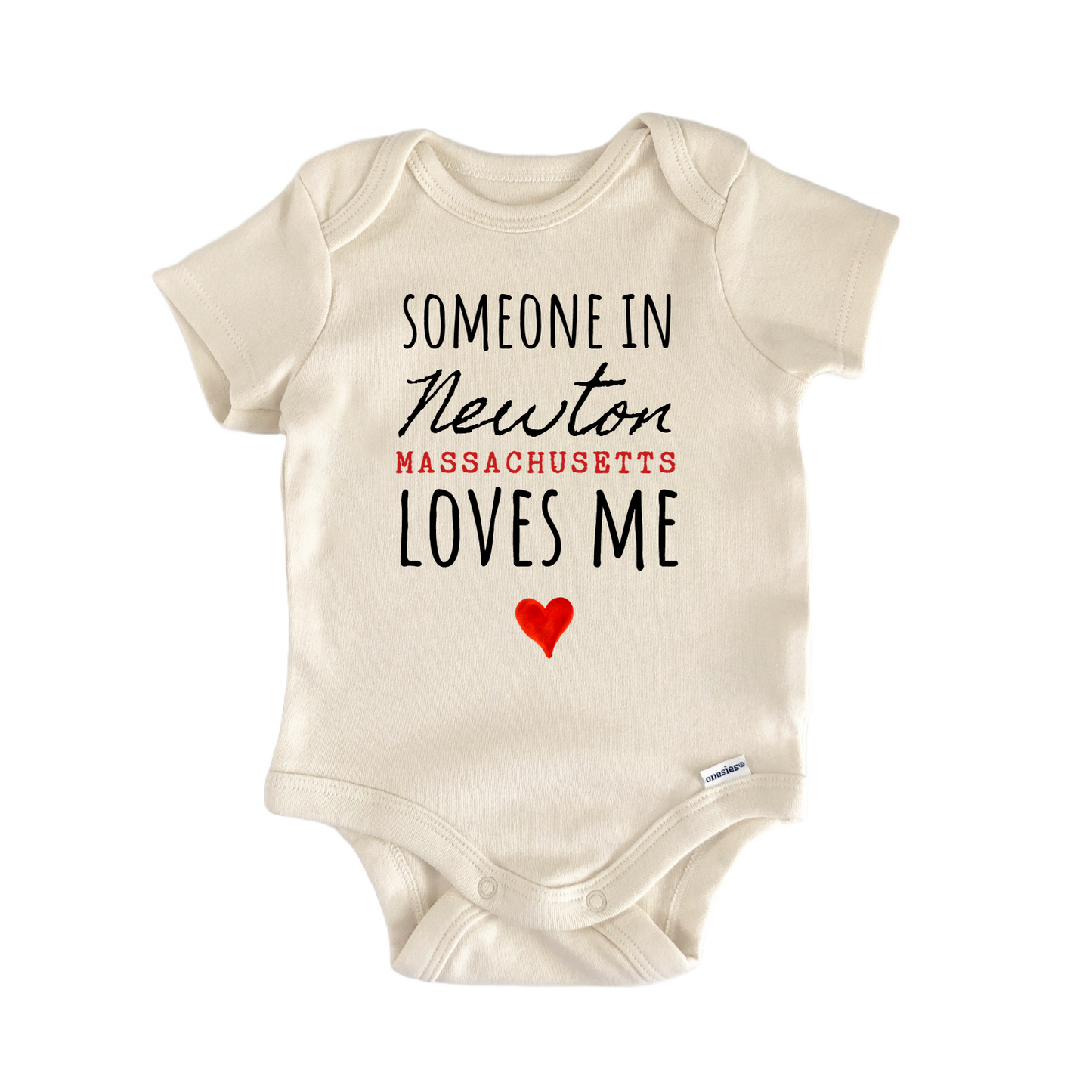 Newton Massachusetts Baby Gift Baby Bodysuit