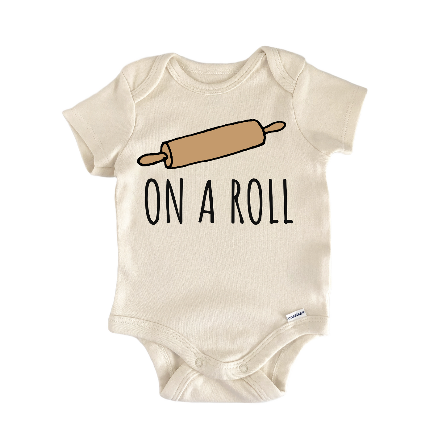 On A Roll Baking Baker Bake Baby Gift Baby Bodysuit