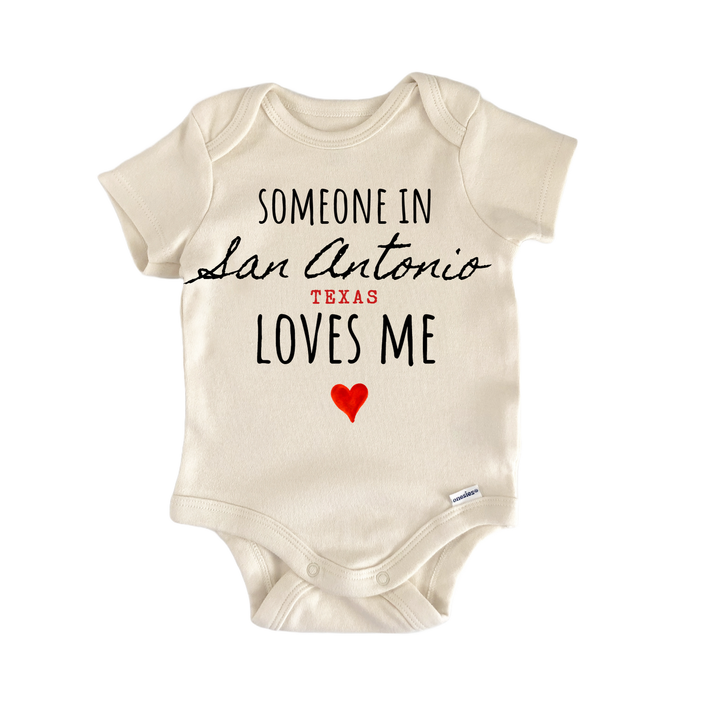 San Antonio Texas Baby Gift Baby Bodysuit