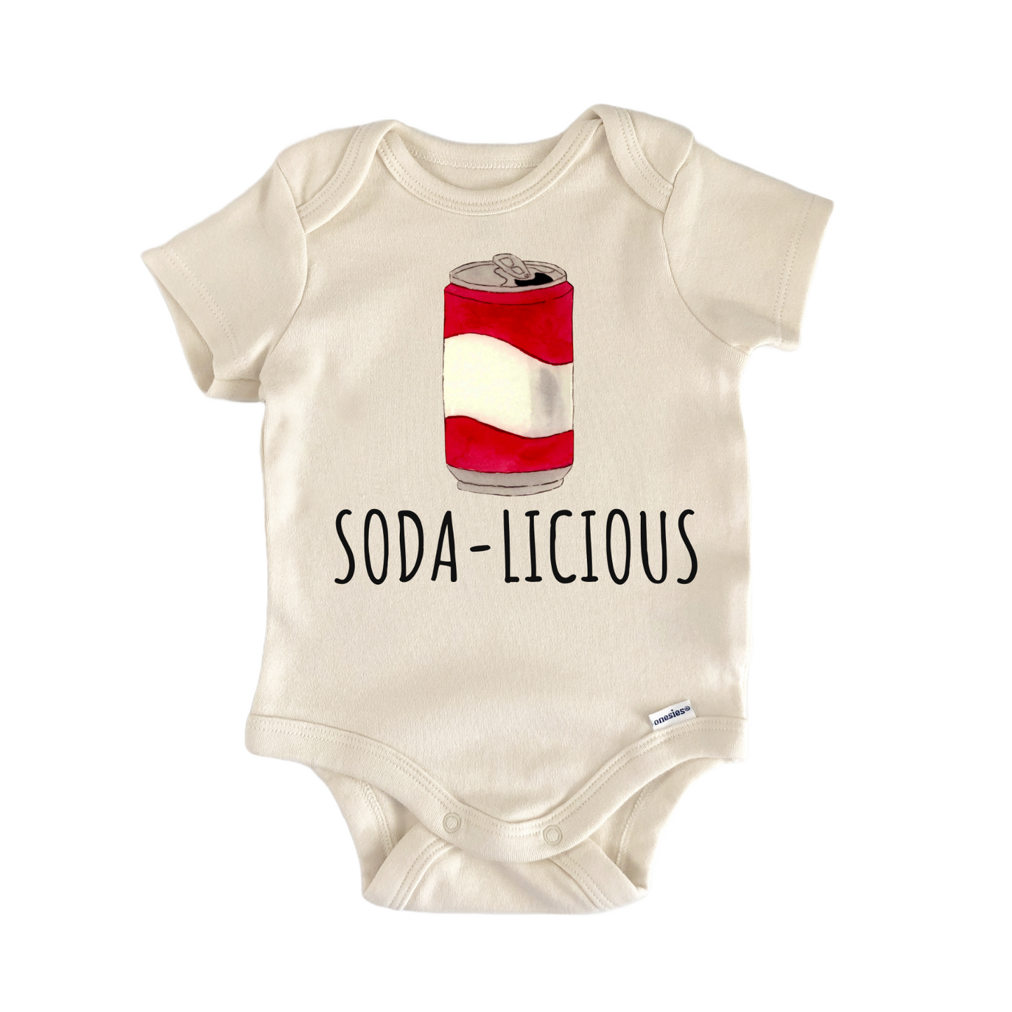 Soda Pop Beverage Baby Gift Baby Bodysuit